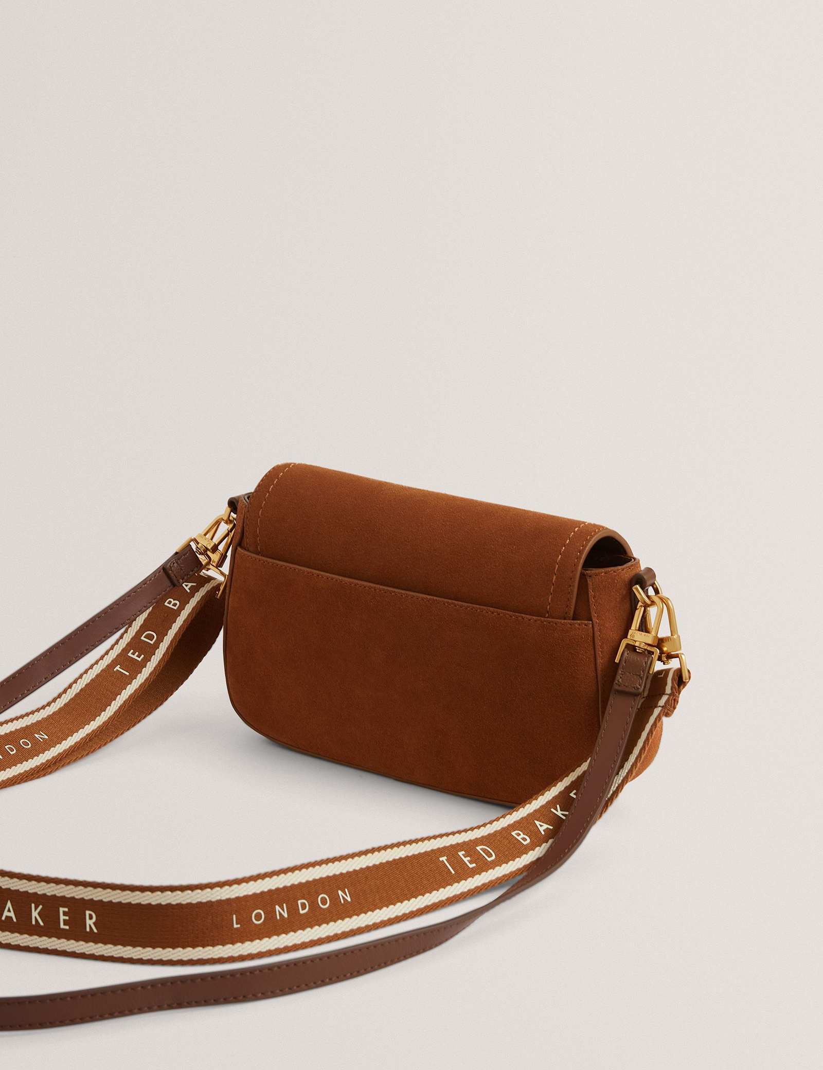 Suede Cross Body Bag - image 3