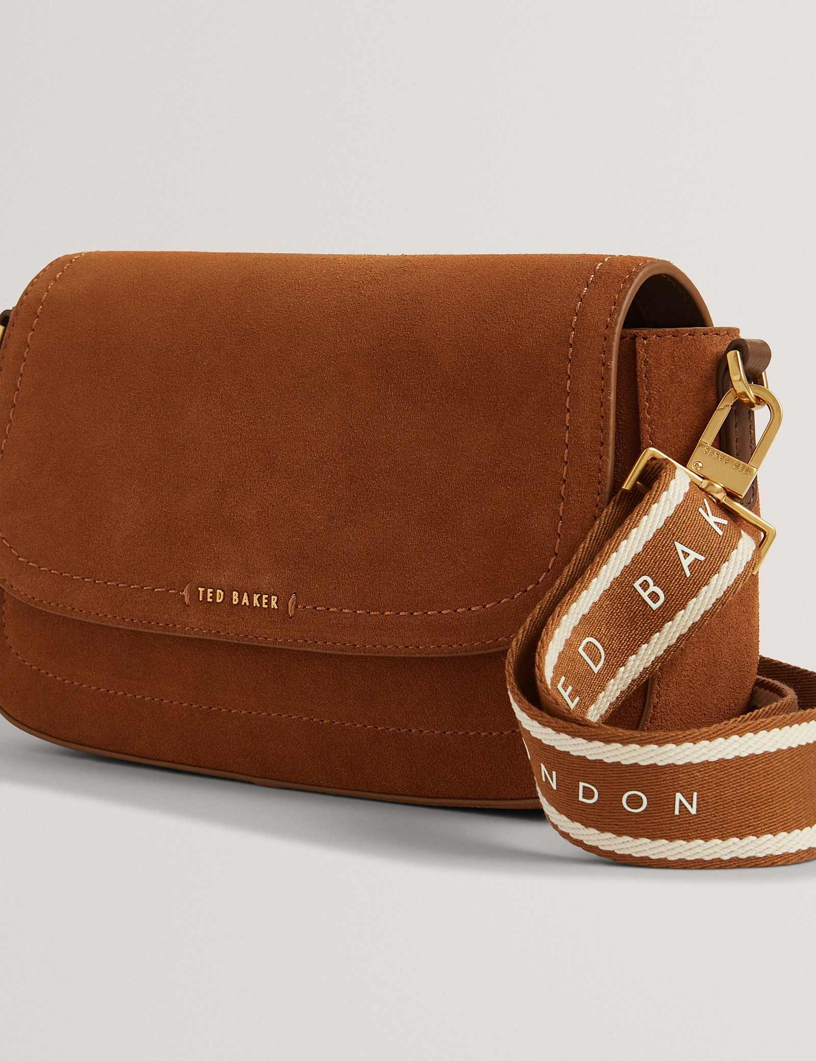 Suede Cross Body Bag - image 2