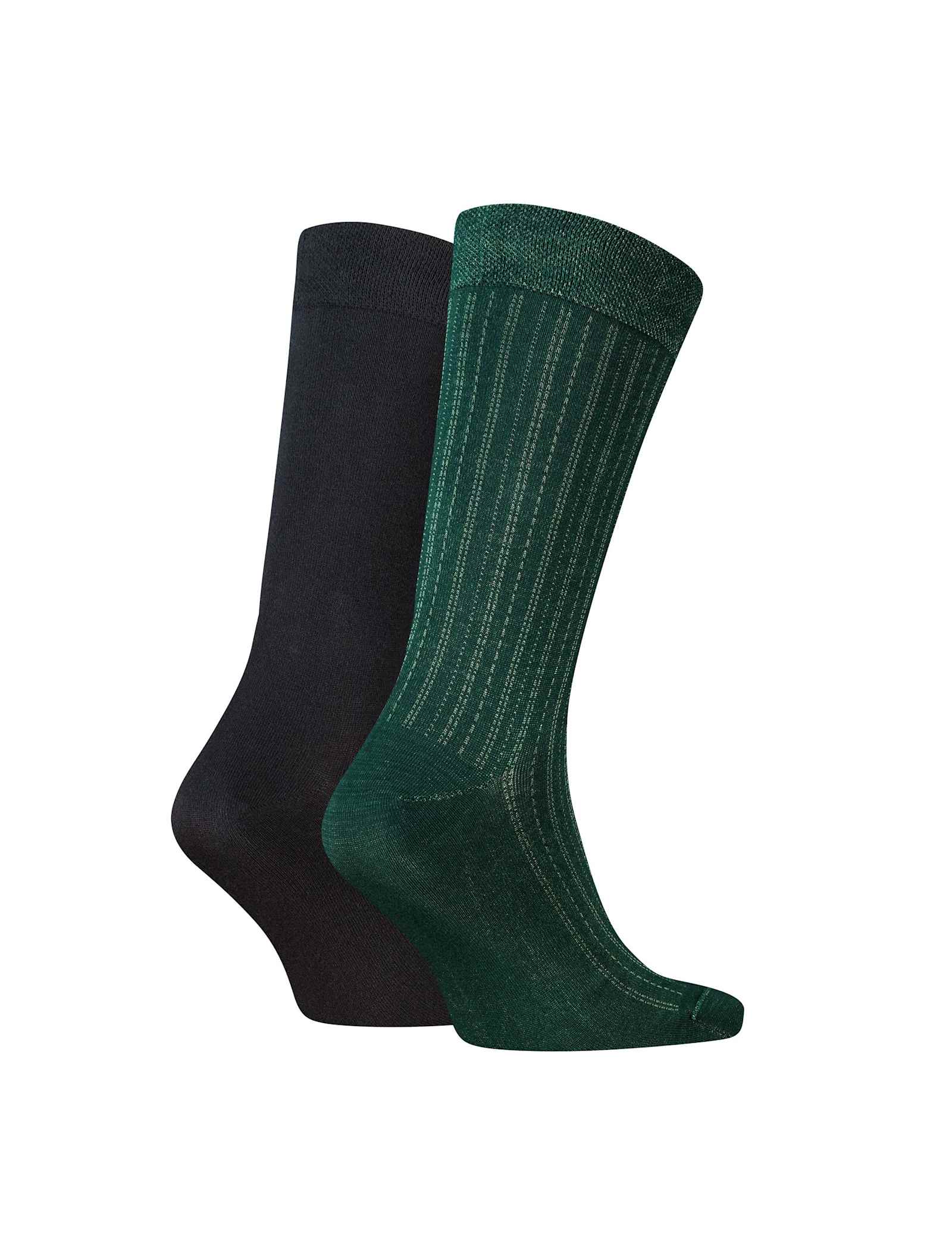 2 Pack Cotton Rich Patterned Socks - image 4