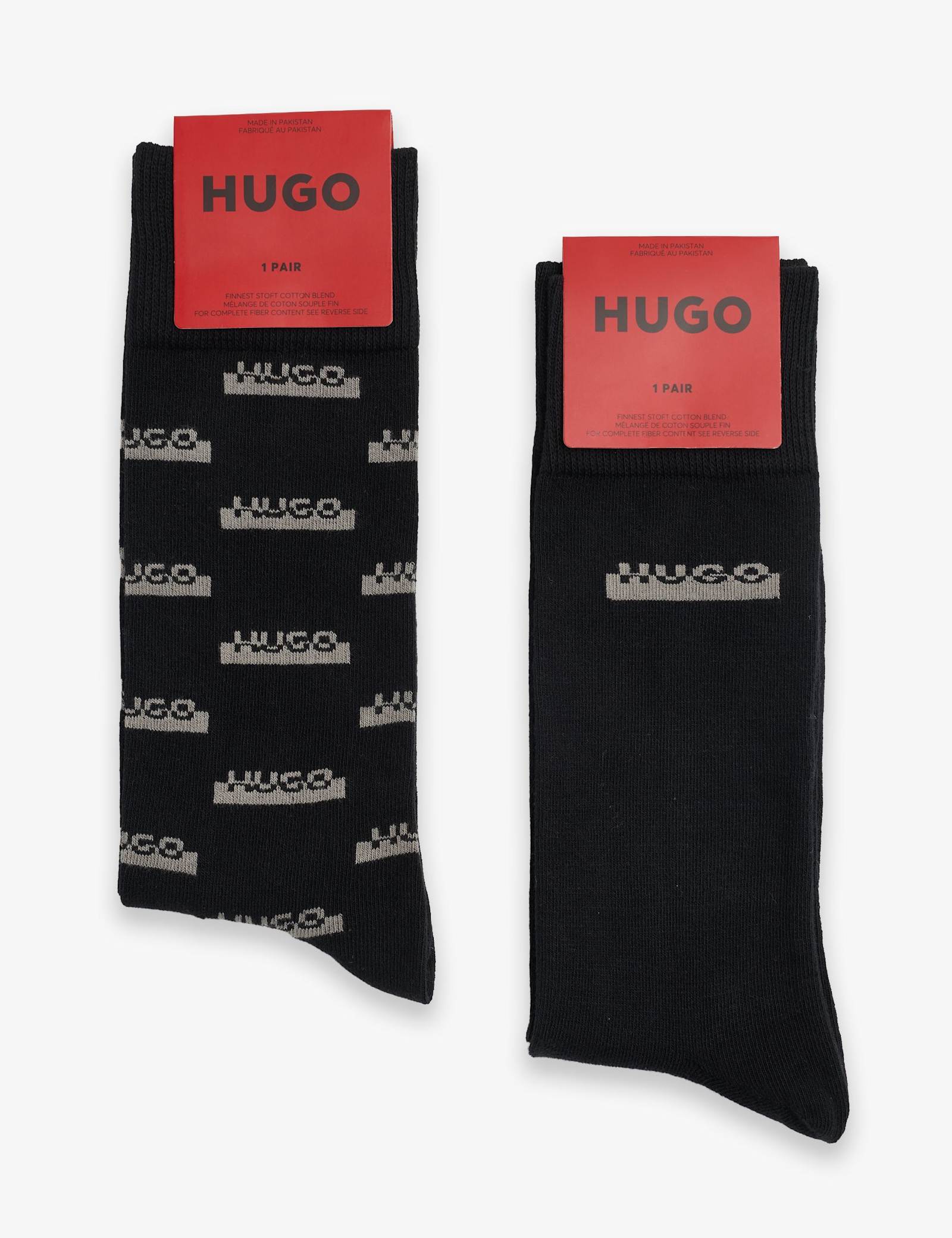 2 Pack Cotton Rich Logo Socks - image 1