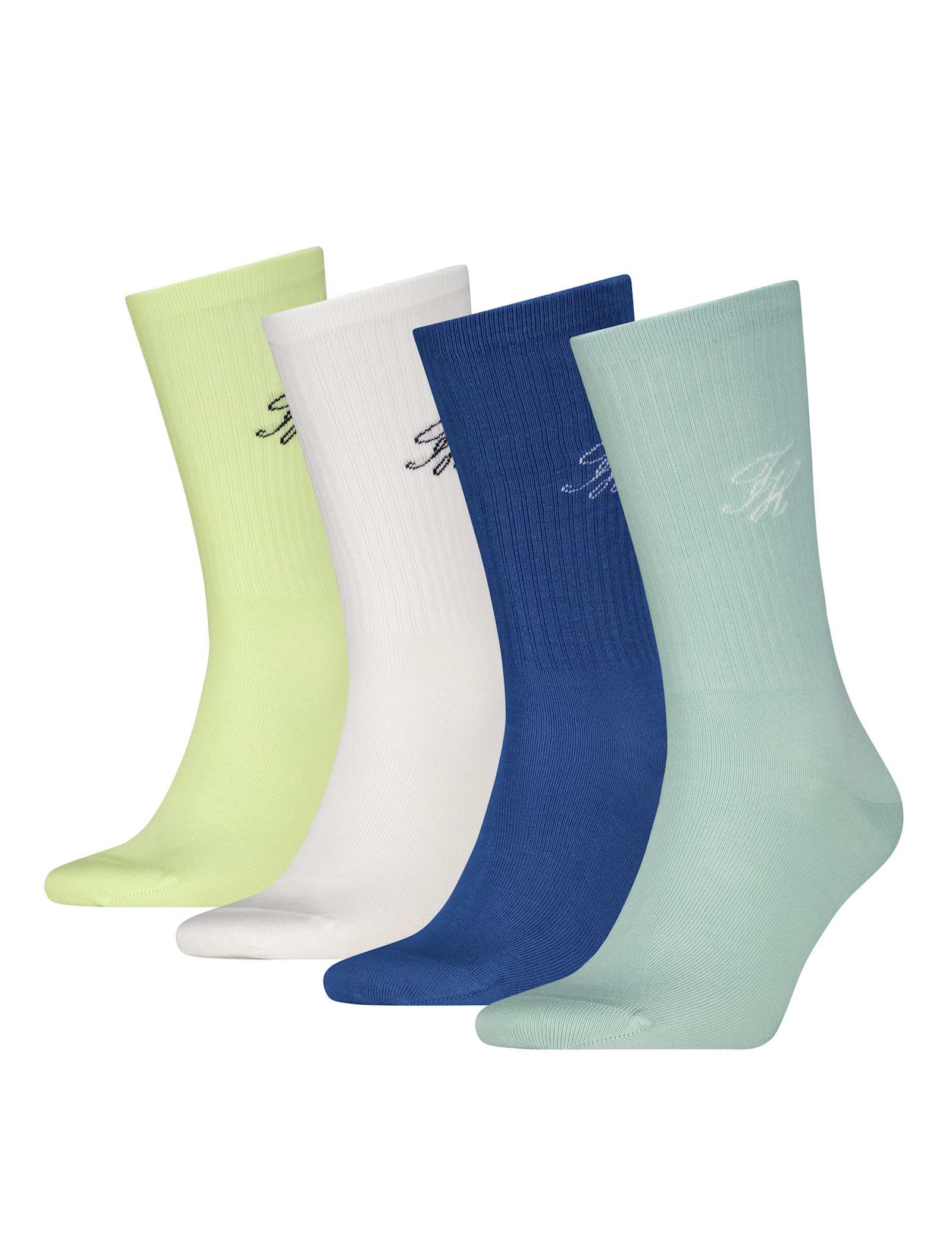 4 Pack Monogram Cotton Rich Socks Gift Box - image 1