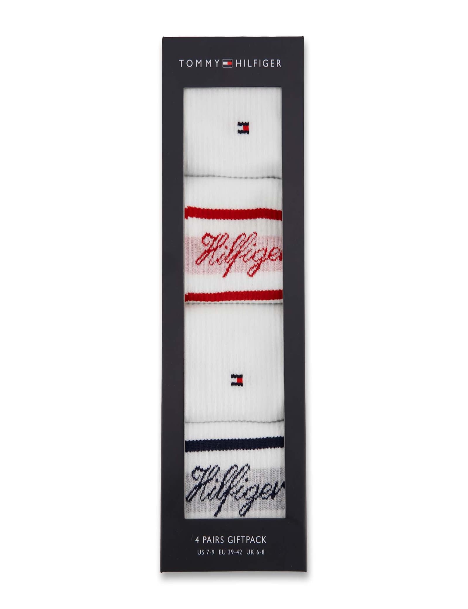 4 Pack Logo Cotton Rich Sports Socks Gift Box - image 2
