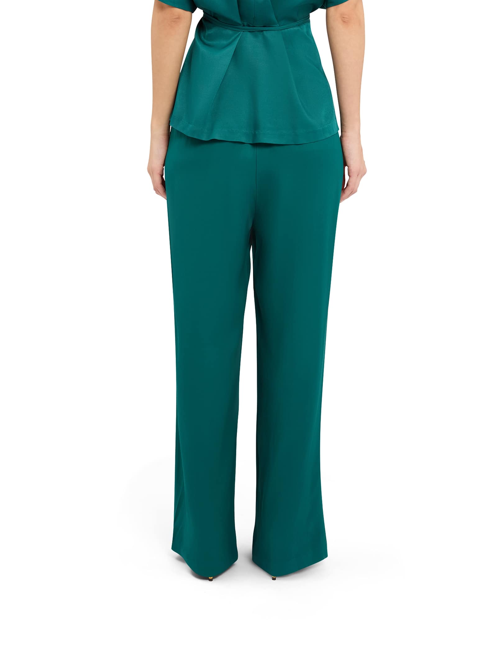 Elasticated Back Straight Leg Trousers - image 4