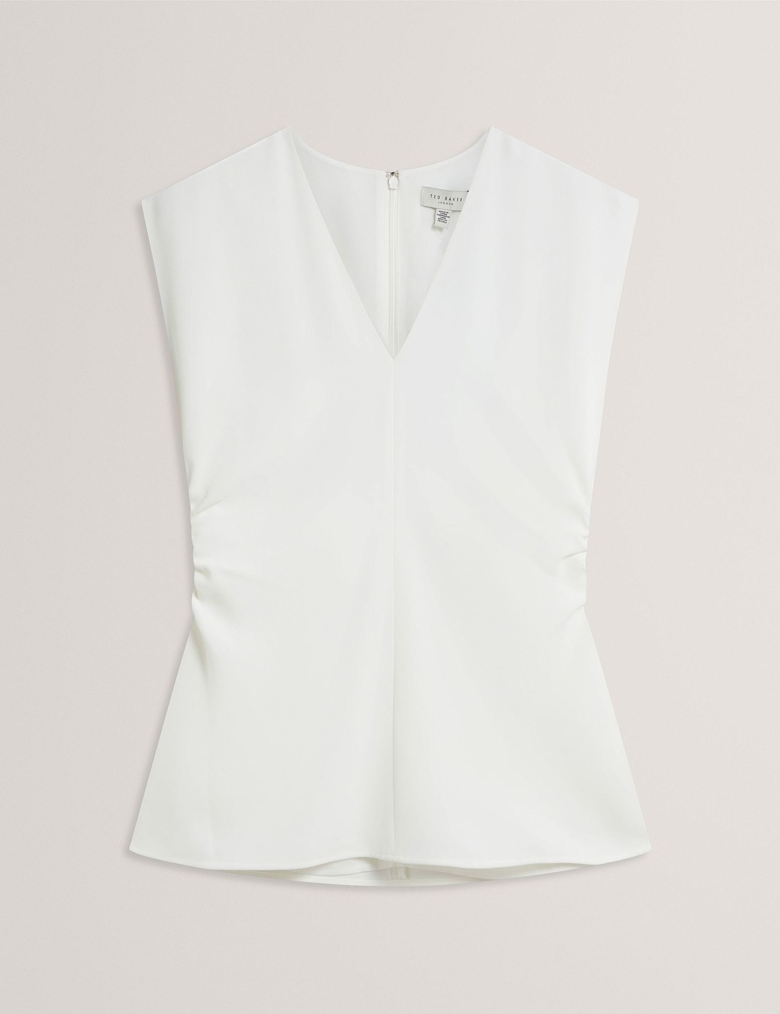 Ruched V-Neck Top - image 2