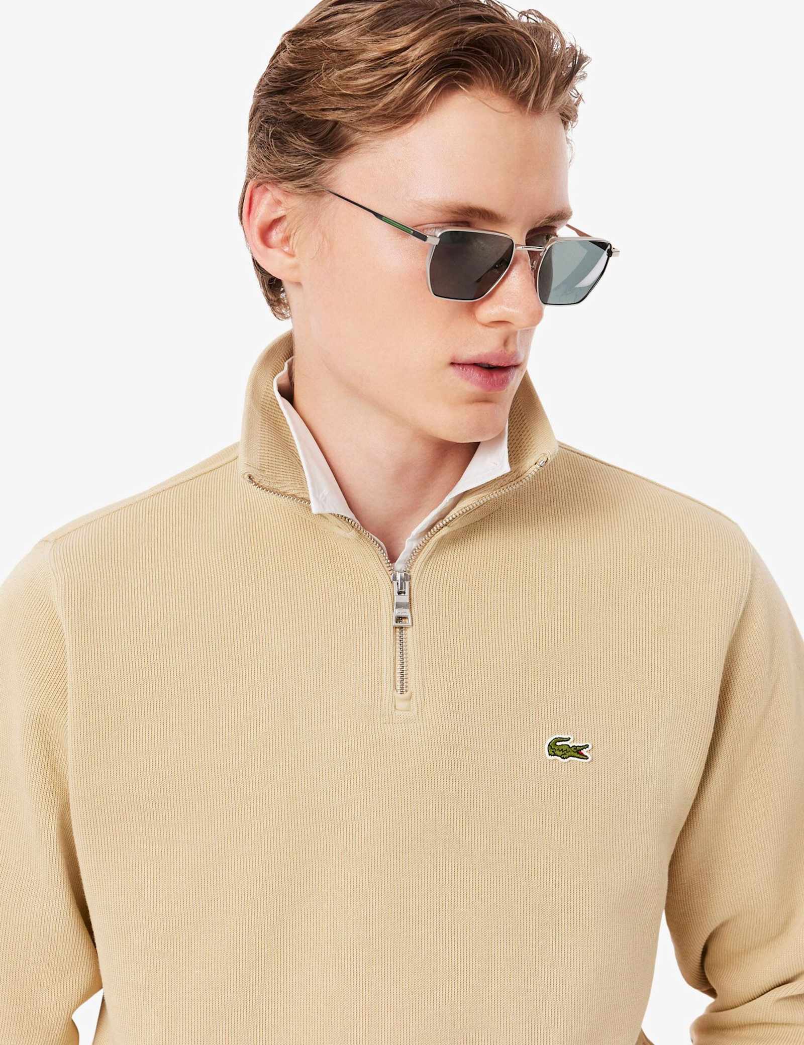 Pure Cotton Half Zip Sweatshirt - image 5