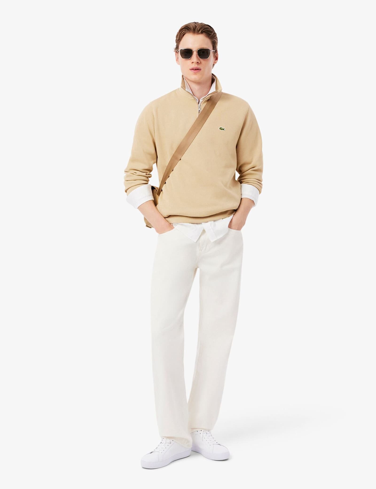 Pure Cotton Half Zip Sweatshirt - image 3