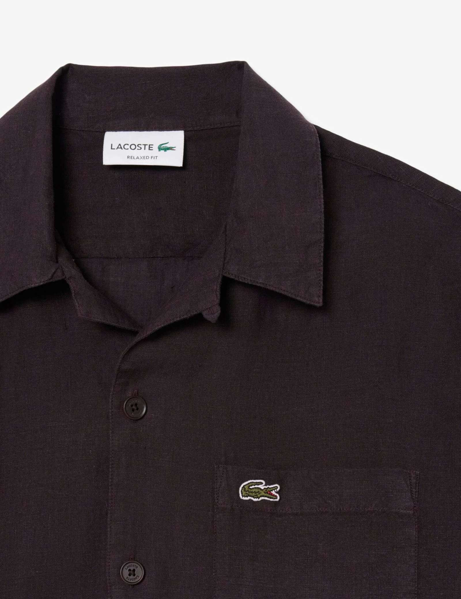 Relaxed Fit Pure Linen Short Sleeve Shirt - image 2