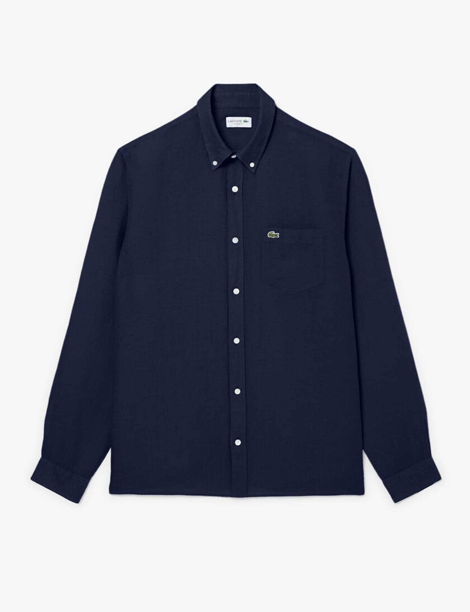 Regular Fit Pure Linen Oxford Shirt - image 1