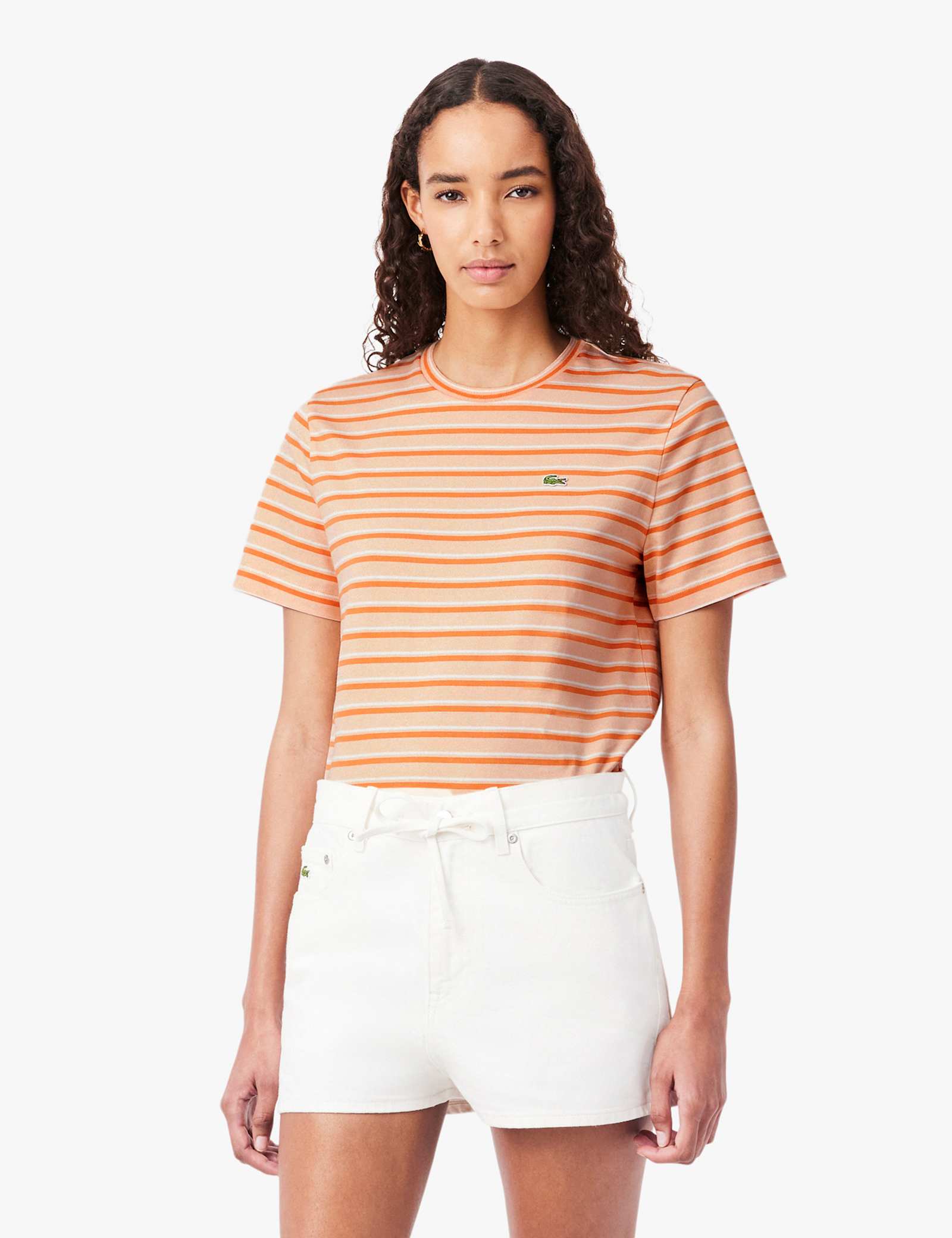 Pure Cotton Jersey Striped T-Shirt - image 1