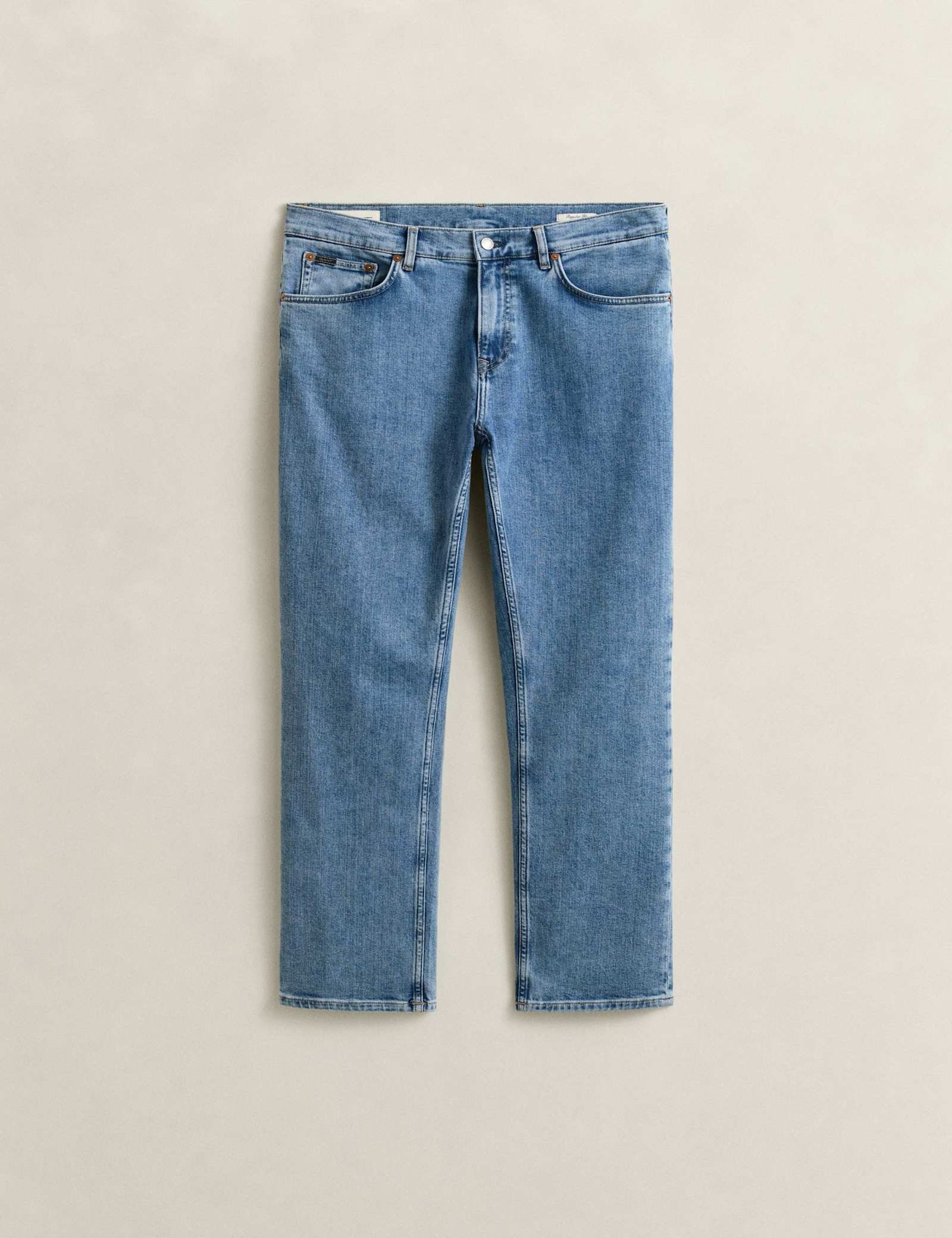 Regular Fit Clean Wash 5 Pocket Jeans - image 3