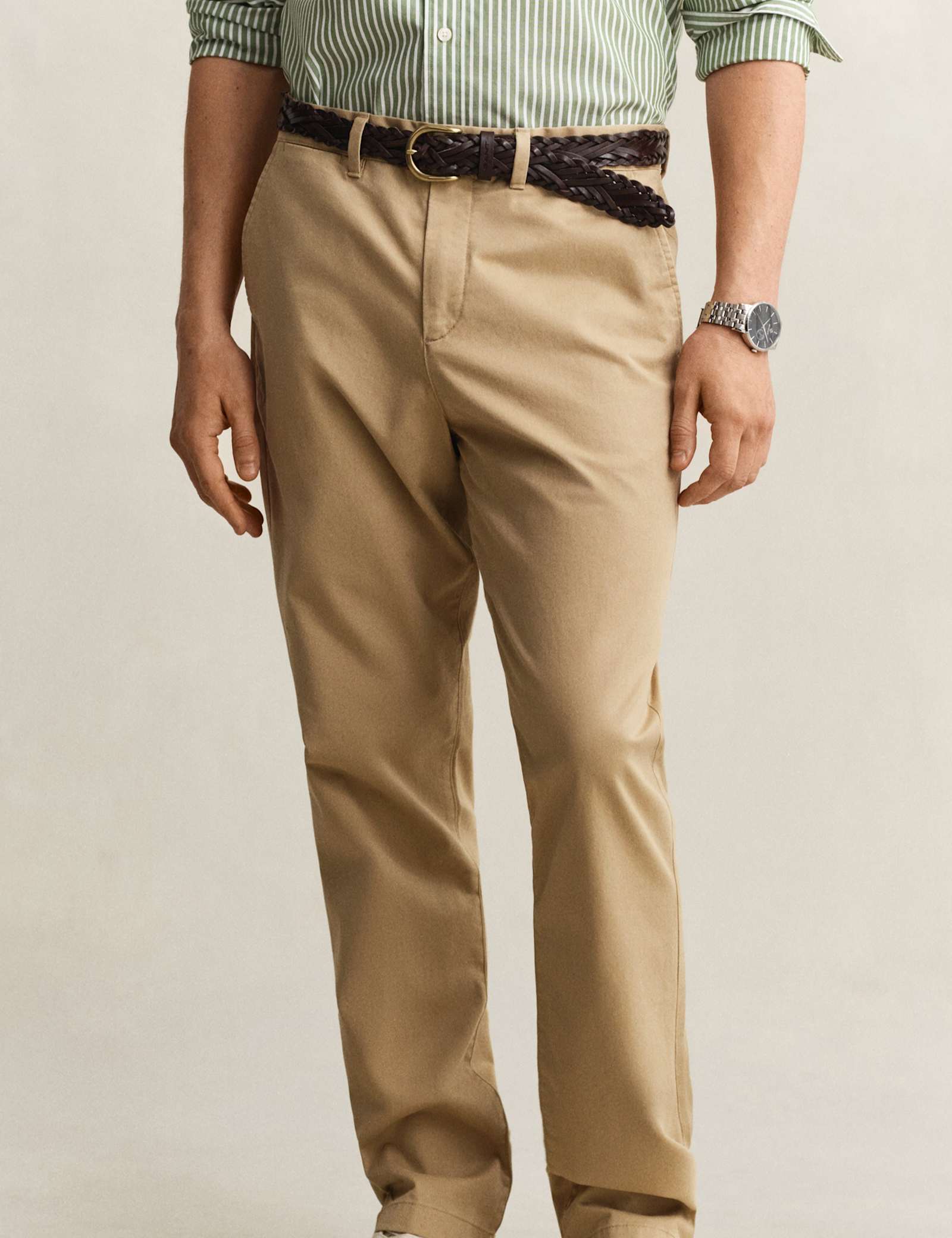 Regular Fit Twill Chinos - image 4