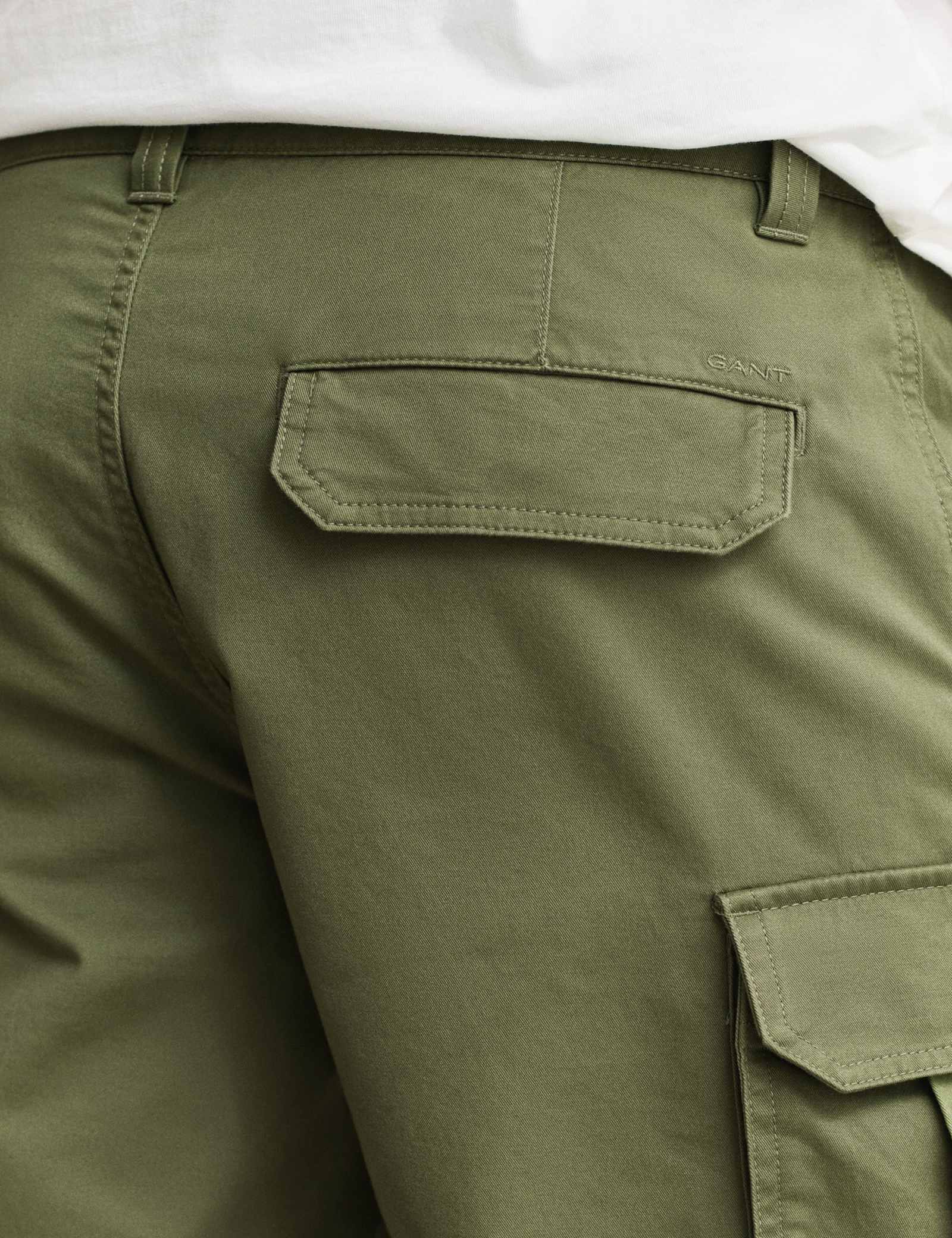 Regular Fit Twill Cargo Shorts - image 5