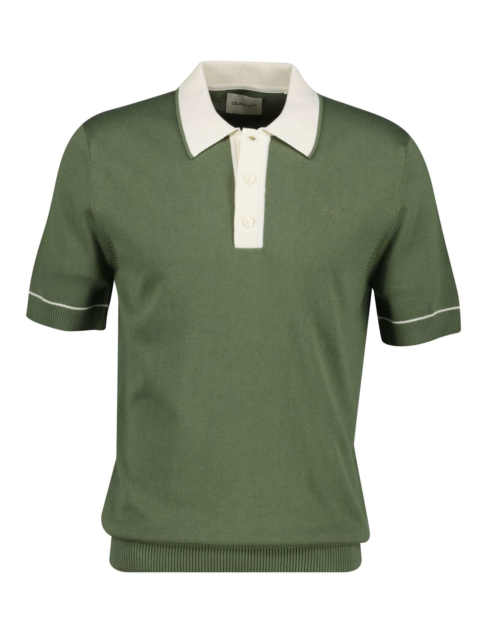 Cotton Modal Knitted Polo Shirt - image 1