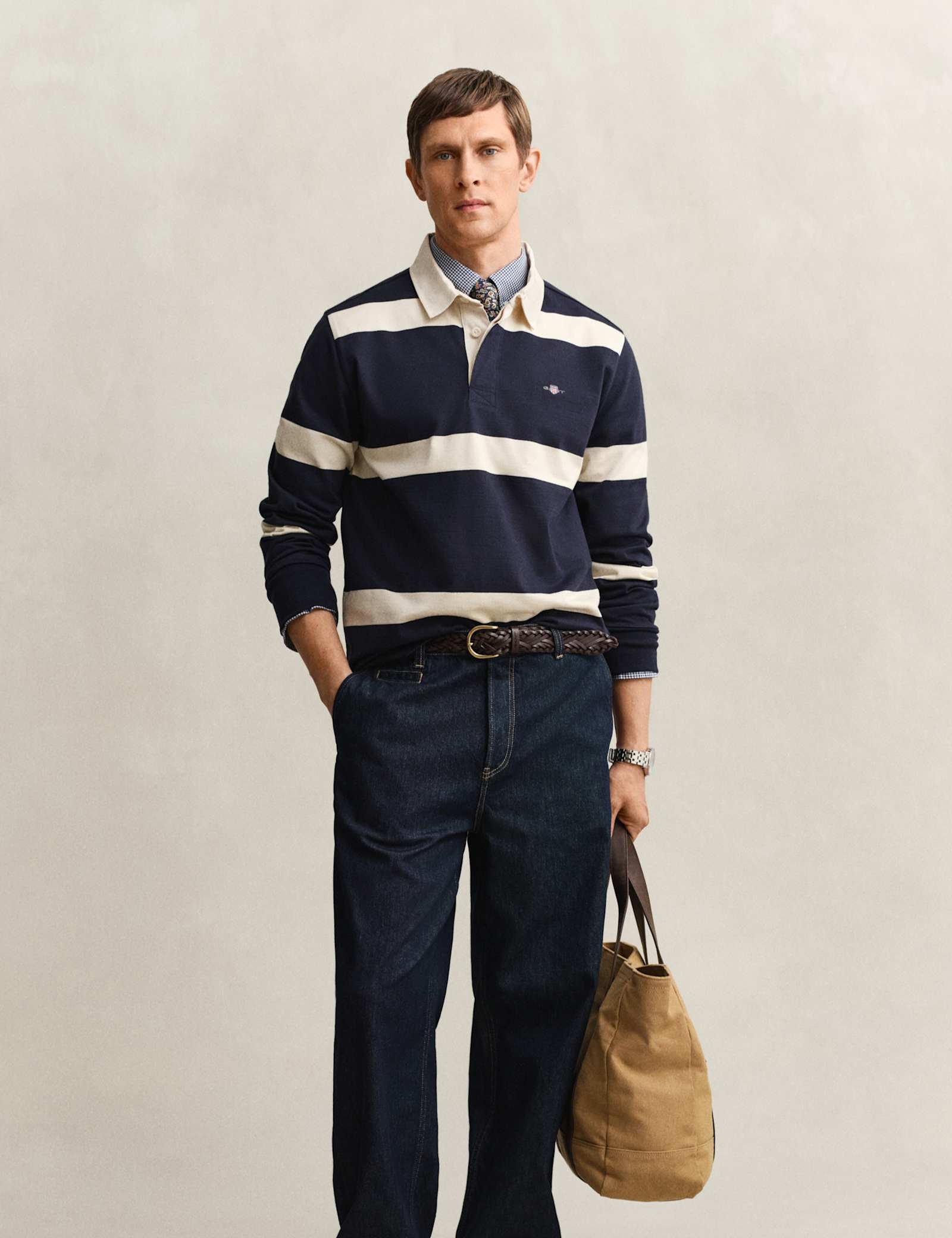 Pure Cotton Striped Rugby Shirt - image 3