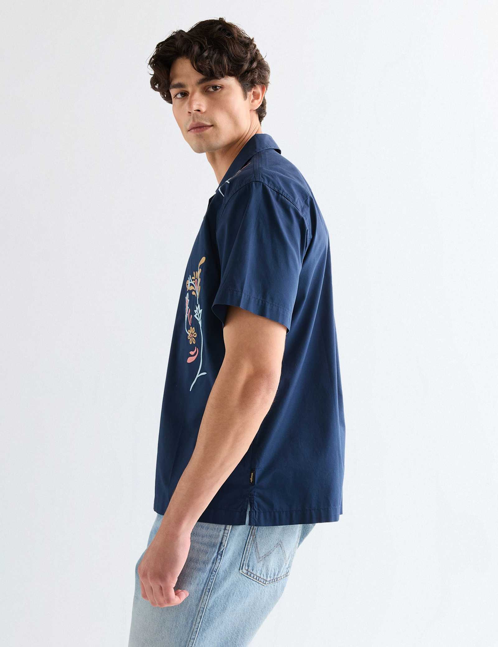 Regular Fit Pure Cotton Floral Short Sleeve Shirt - image 3
