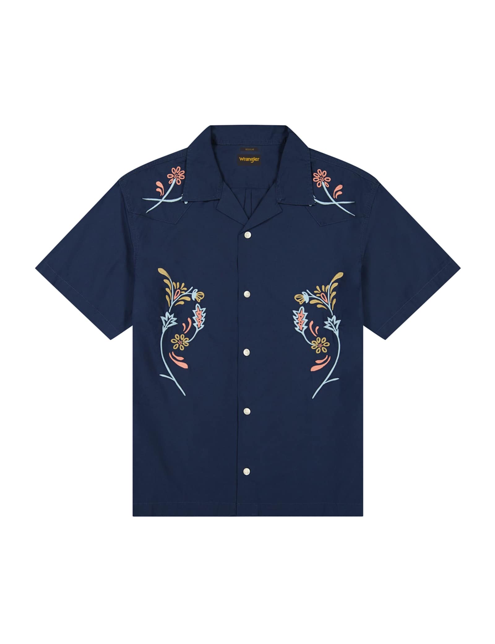 Regular Fit Pure Cotton Floral Short Sleeve Shirt - image 1