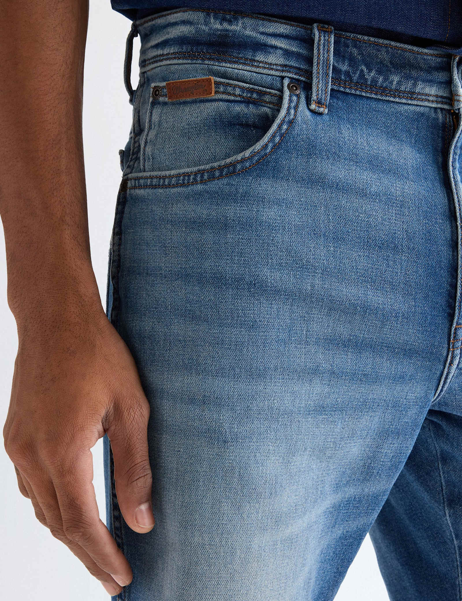 5 Pocket Stretch Denim Shorts - image 5