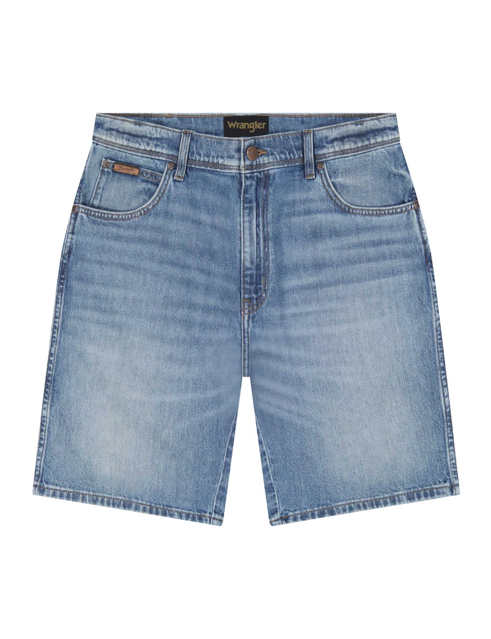 5 Pocket Stretch Denim Shorts - image 1