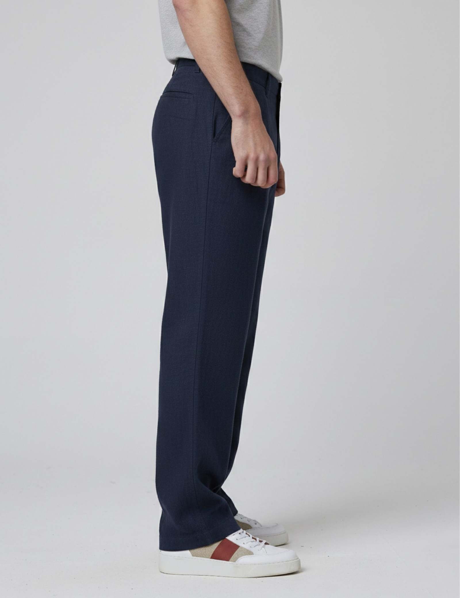 Regular Fit Pure Linen Chinos - image 4