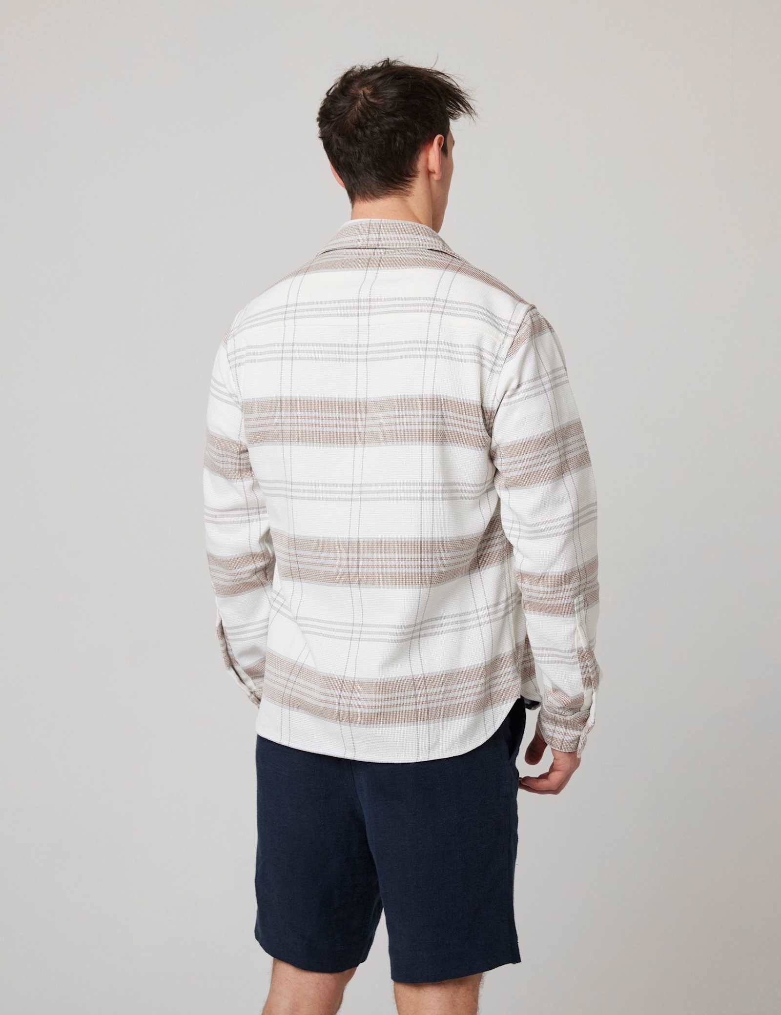 Relaxed Fit Pure Cotton Checked Overshirt - image 3