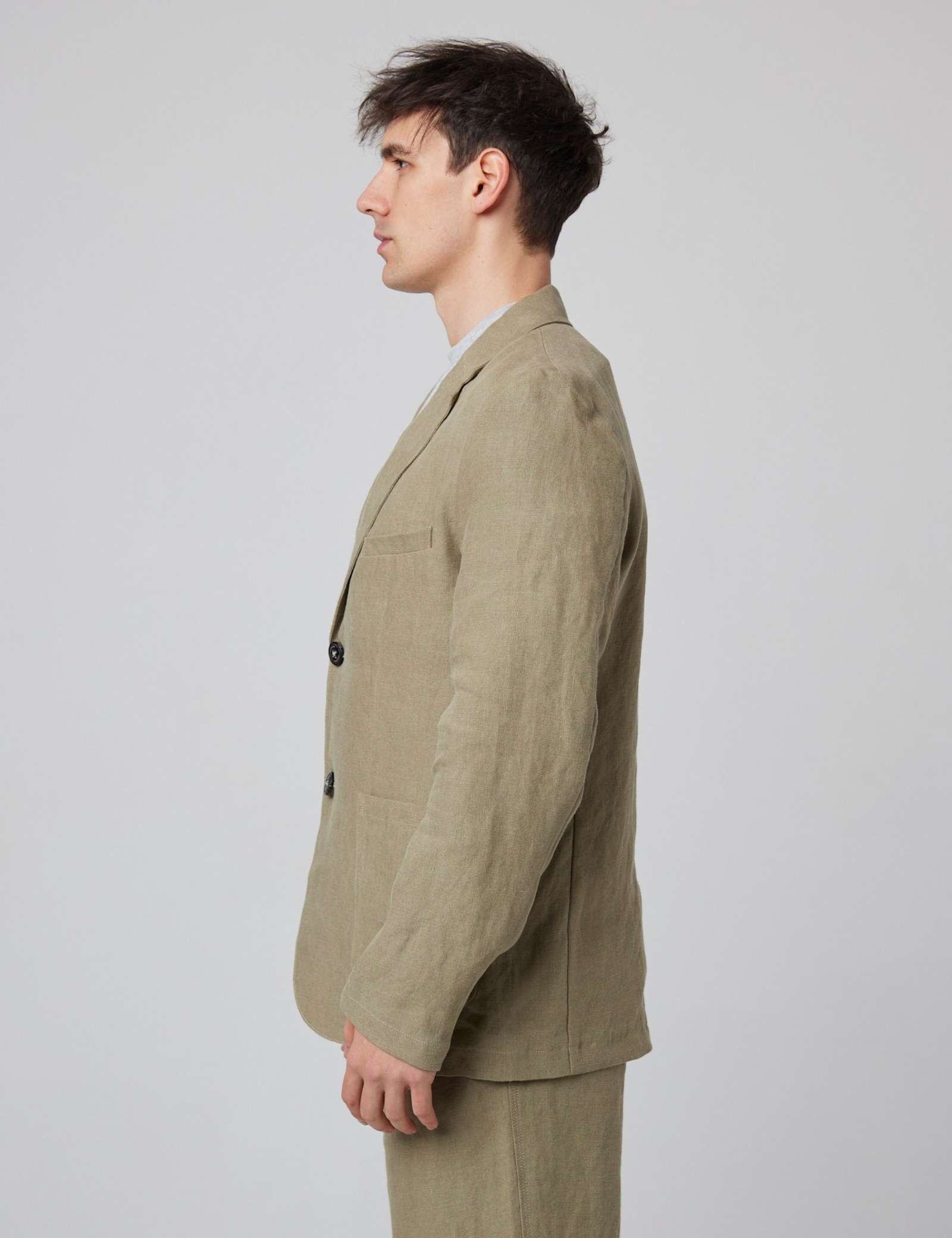 Regular Fit Pure Linen Blazer - image 4
