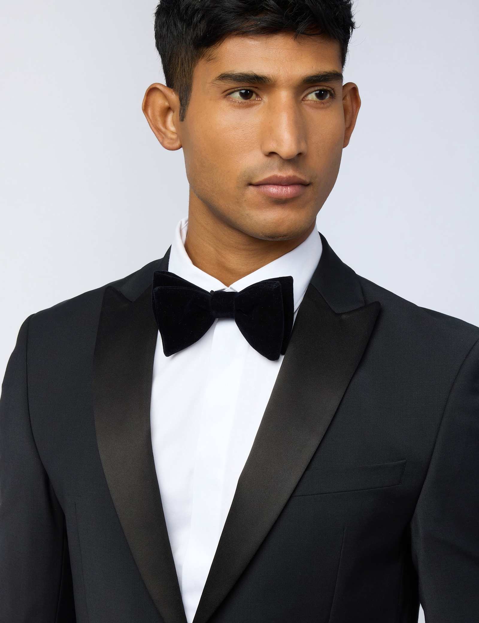 Slim Fit Wool Rich Performance Tuxedo Jacket - image 4