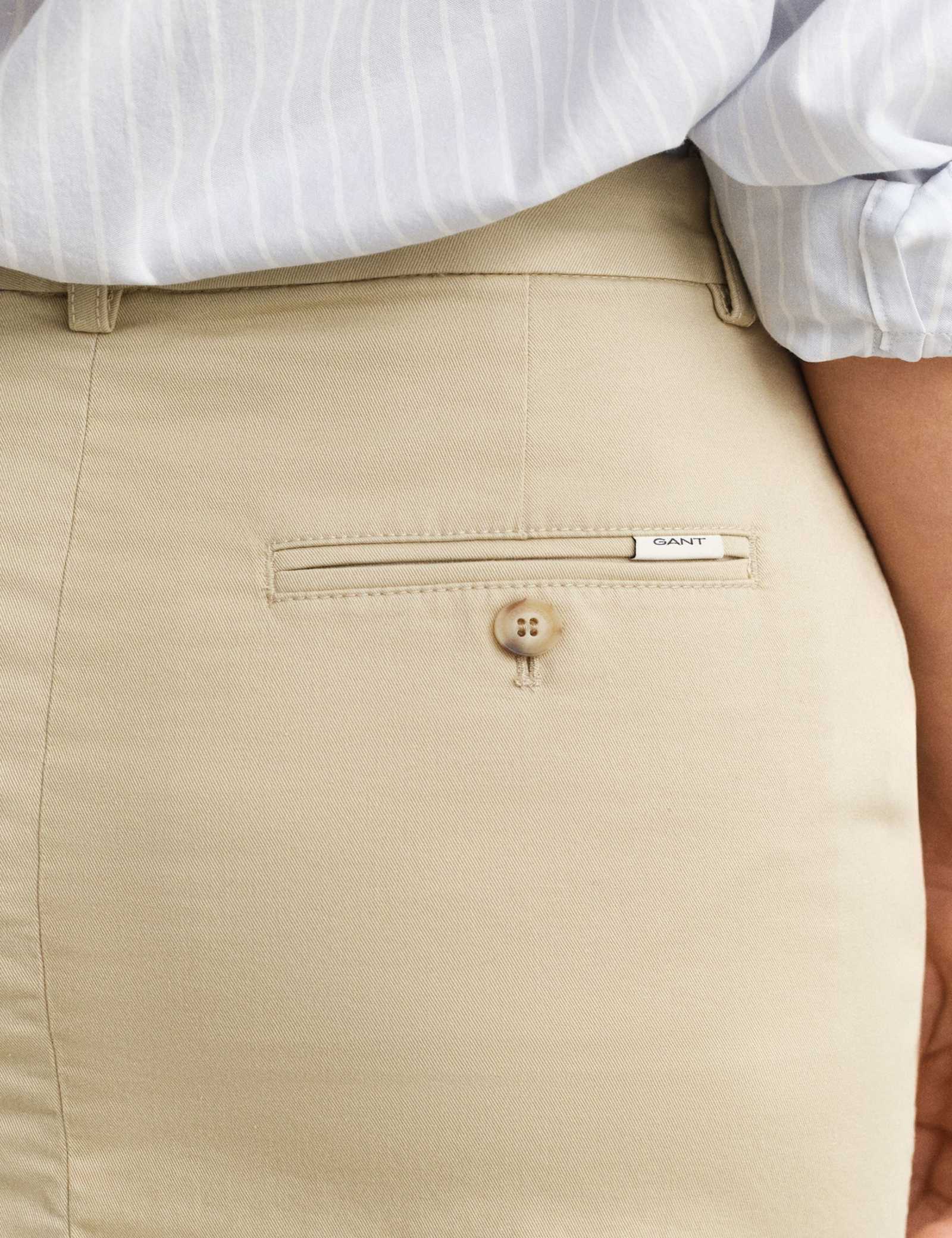 Cotton Rich Knee Length A-Line Skirt - image 4