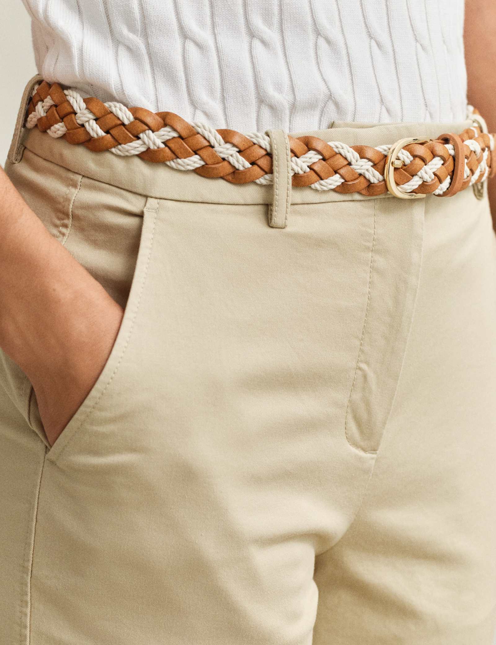 Cotton Rich Slim Fit Chinos - image 5