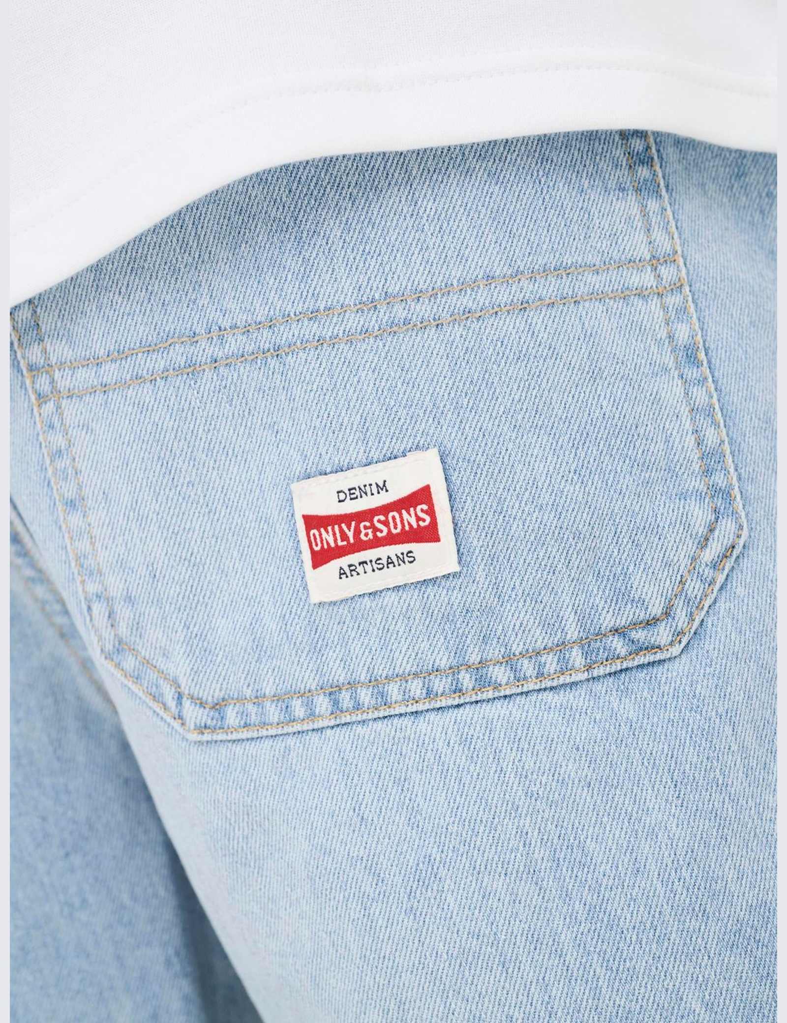 Denim Drawstring Shorts - image 5