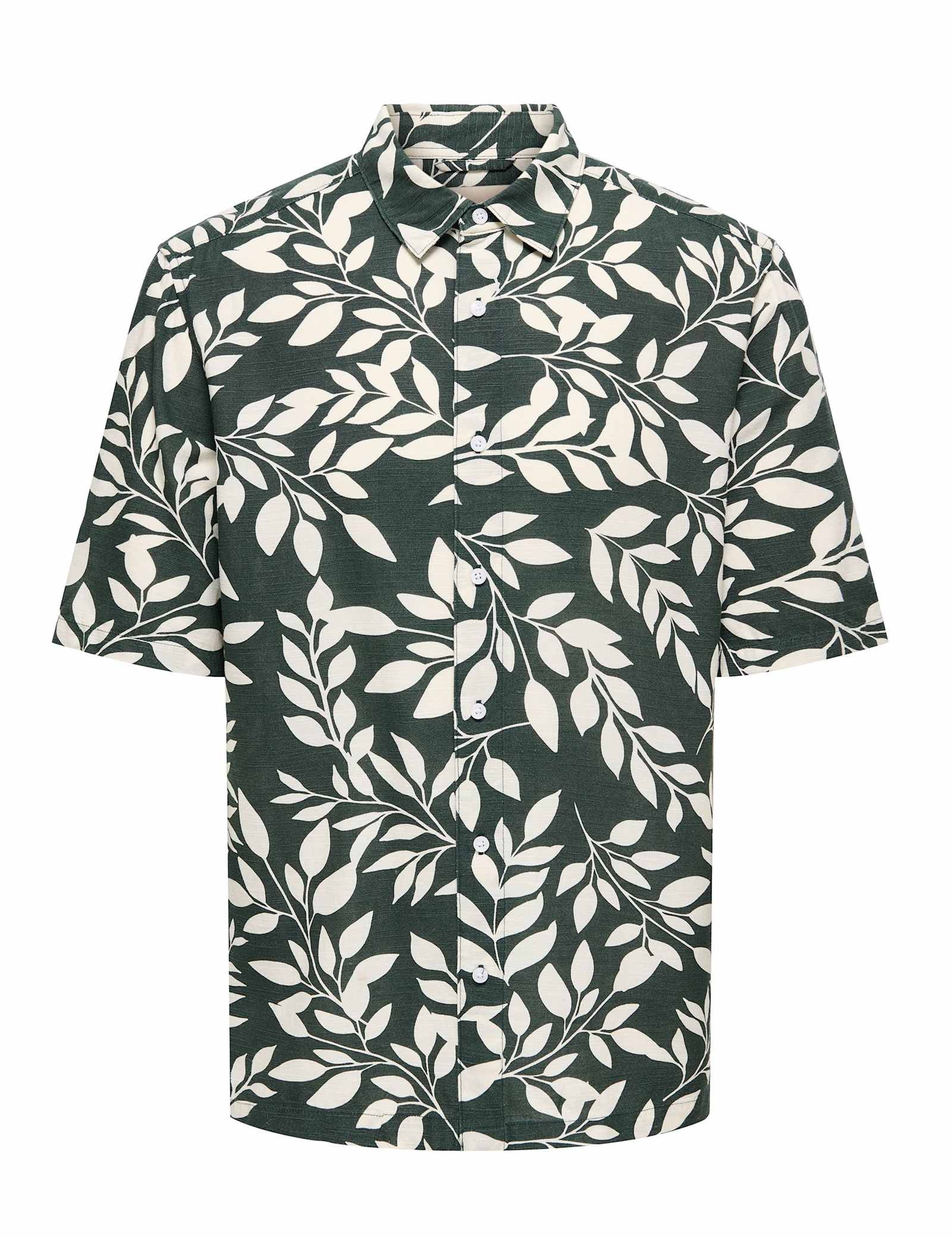 Regular Fit Abstract Print Short Sleeve Shirt - image 2