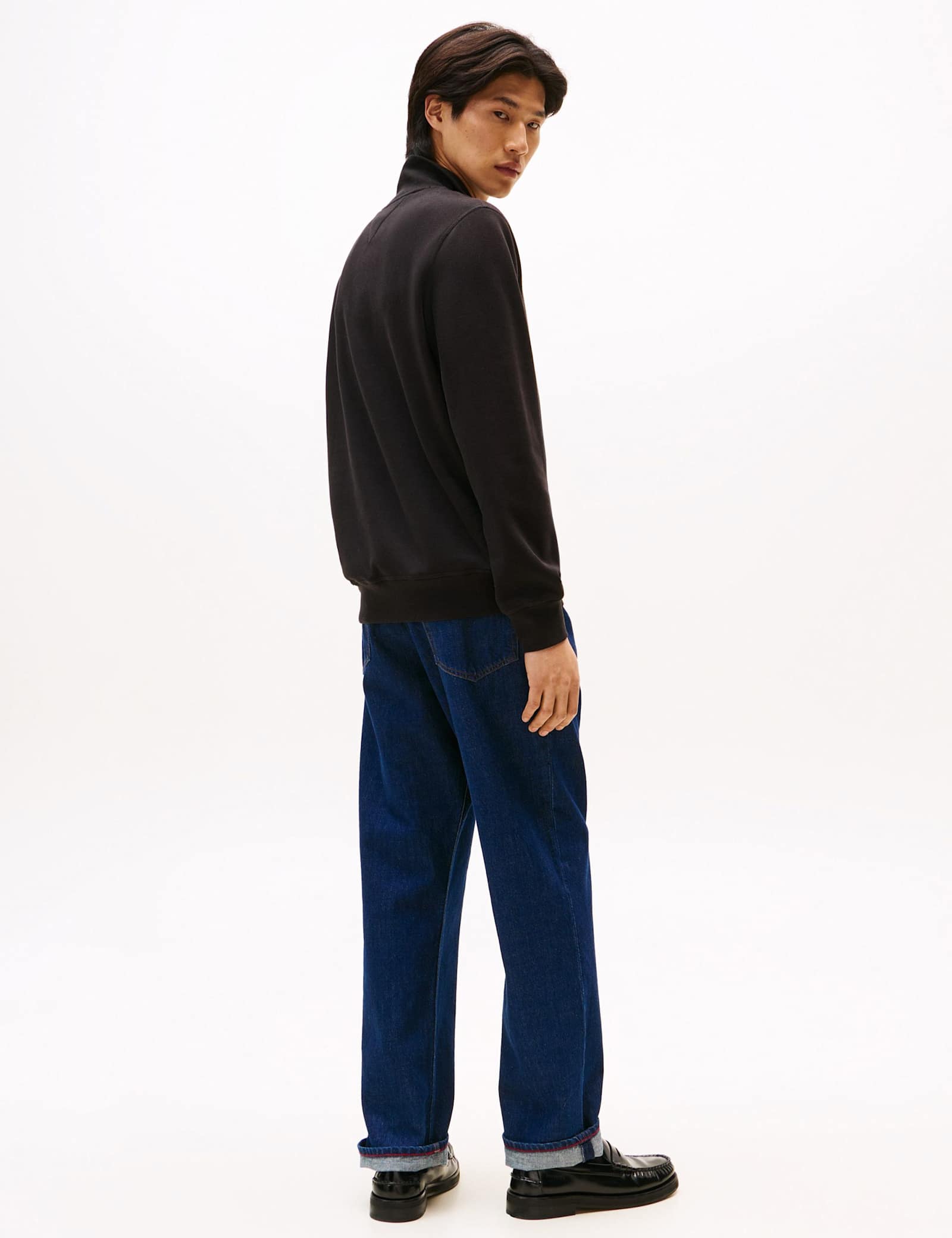 Essential Cotton Rich Half Zip Fleece Jumper - image 4