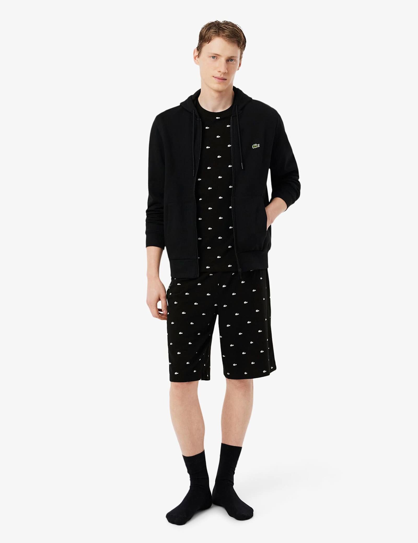 Cotton Rich Crocodile Print Pyjama Set - image 3