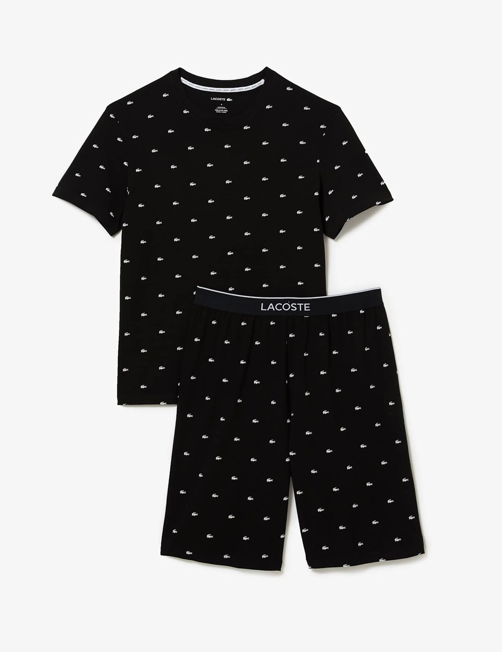Cotton Rich Crocodile Print Pyjama Set - image 1