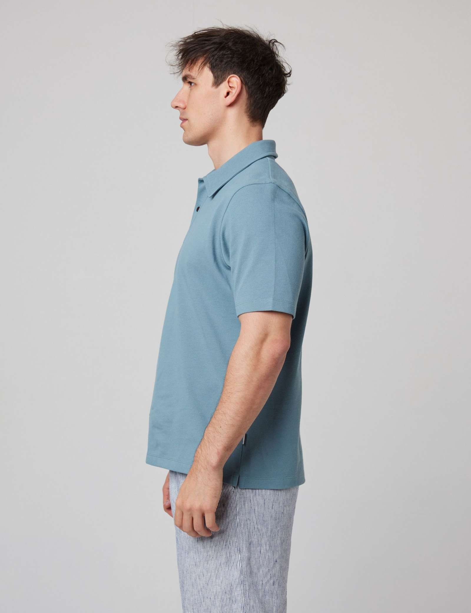 Pure Cotton Pique Polo Shirt - image 4