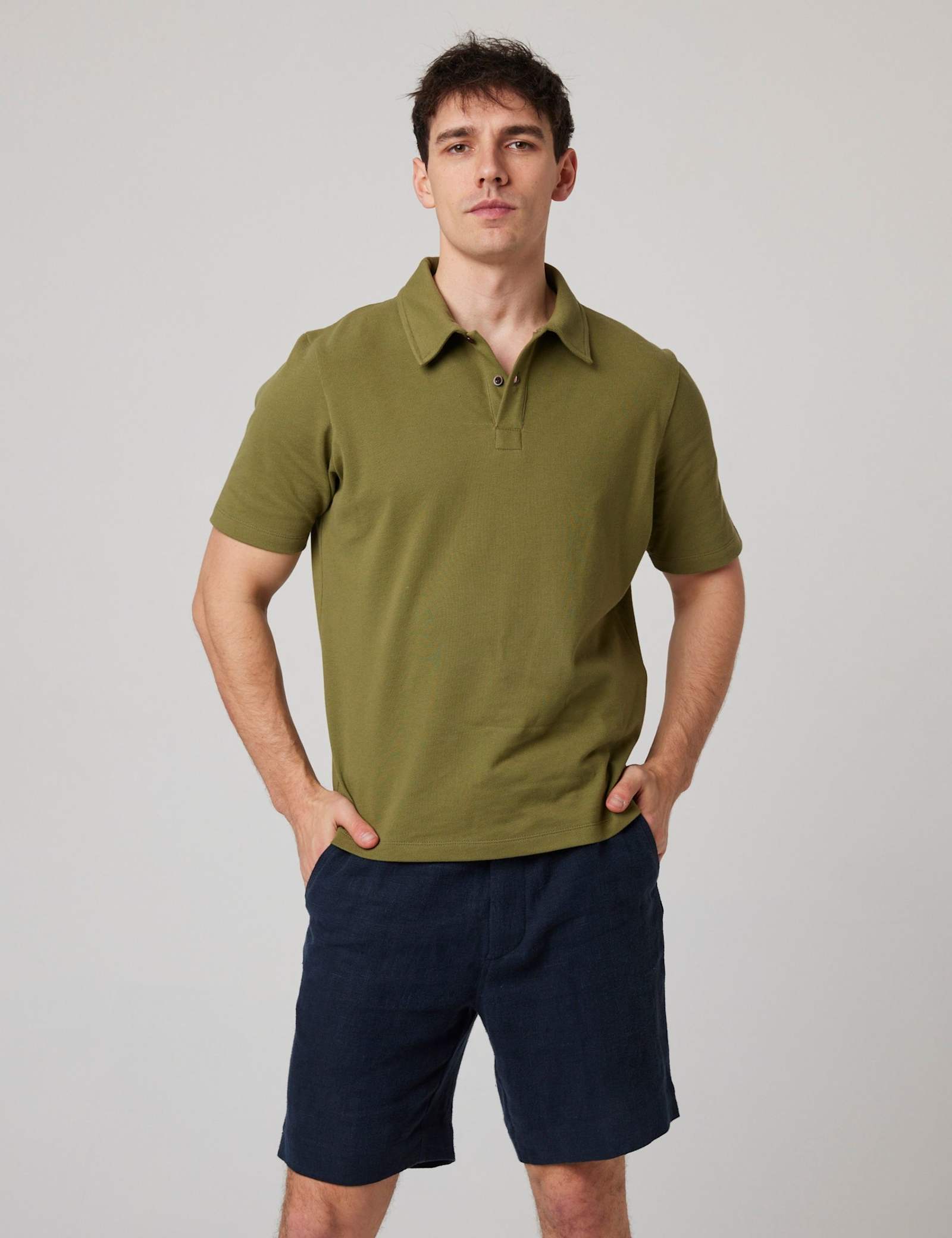 Pure Cotton Pique Polo Shirt - image 2