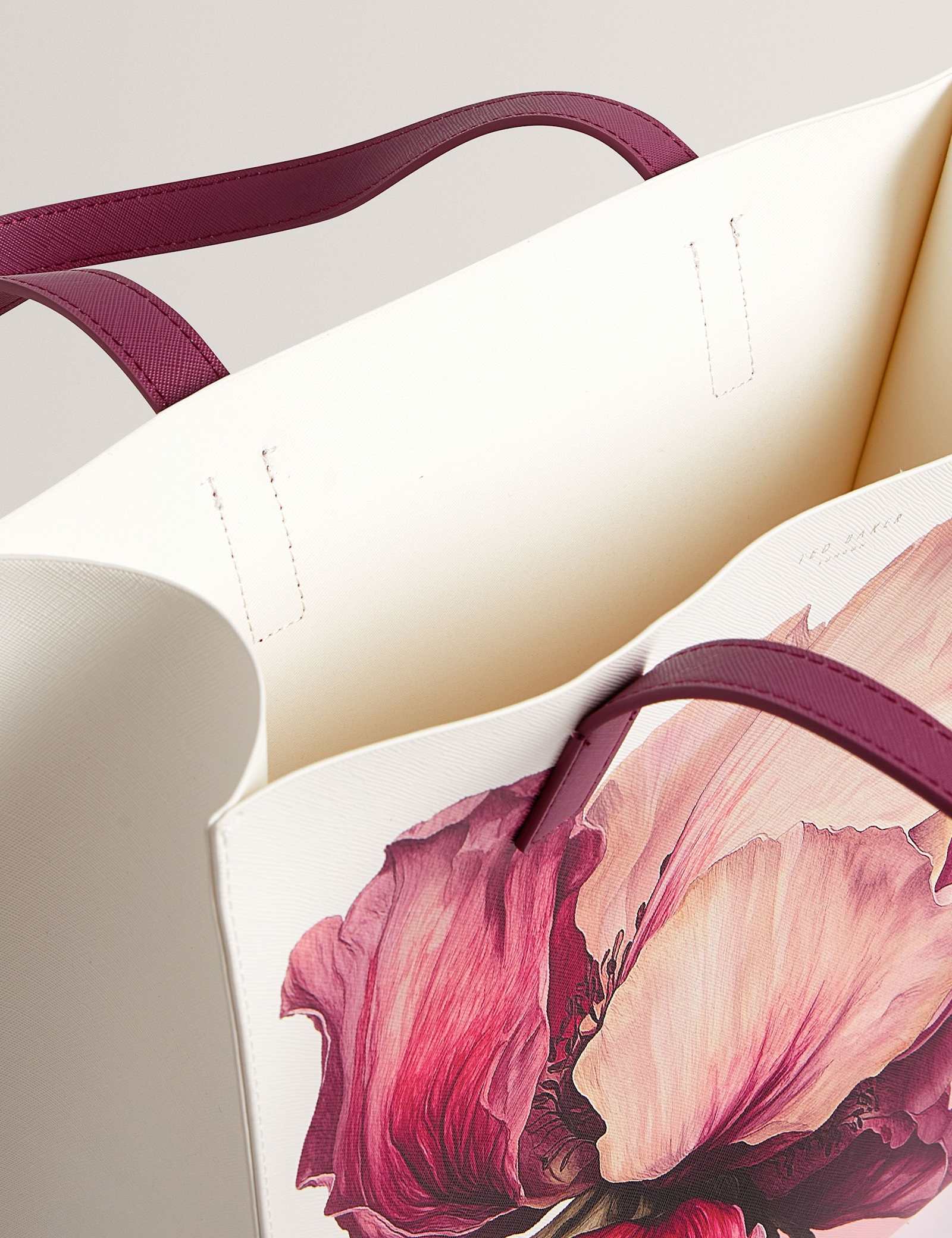 Floral Graphic Print Tote Bag - image 4
