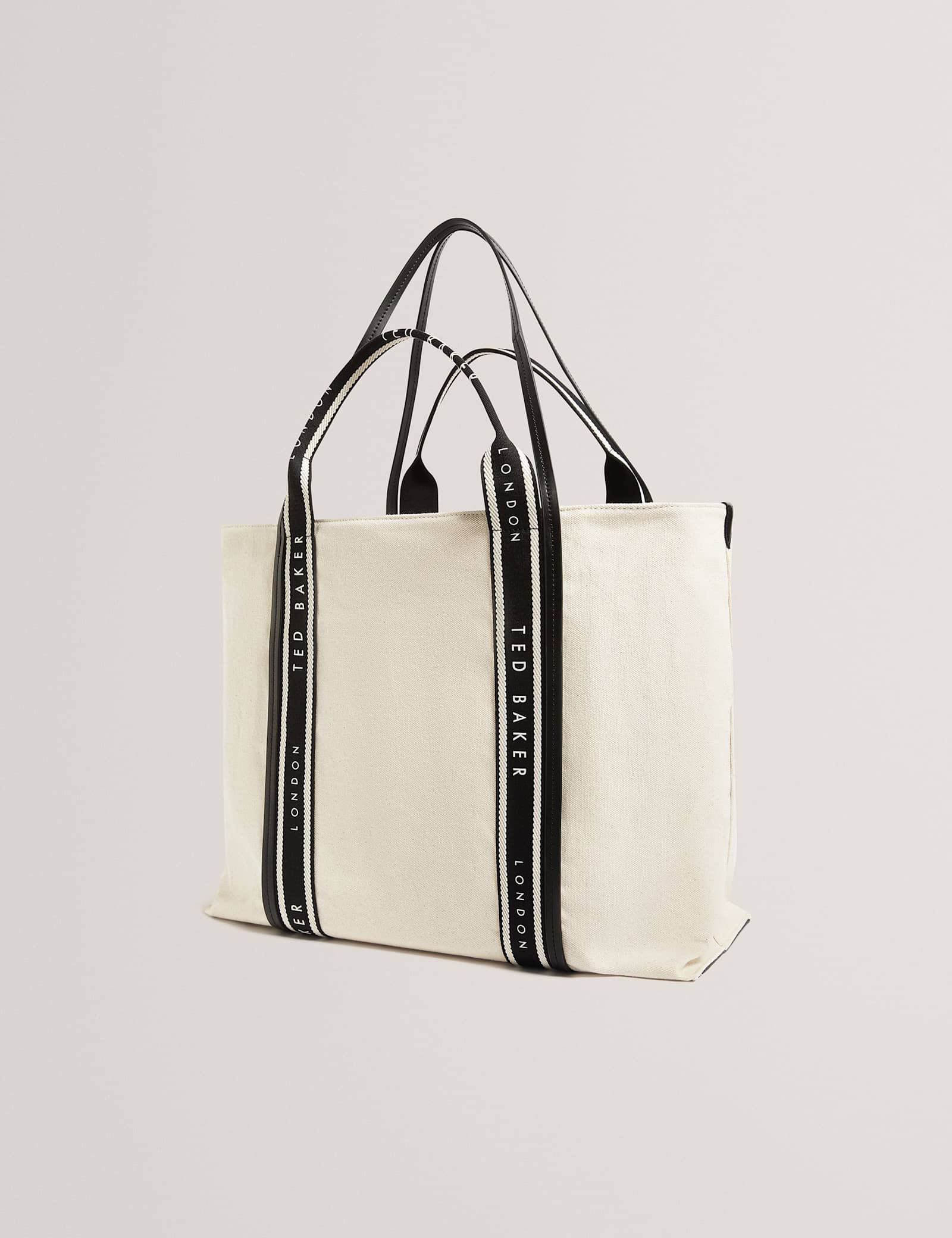 Canvas Logo Webbing Shopper - image 4