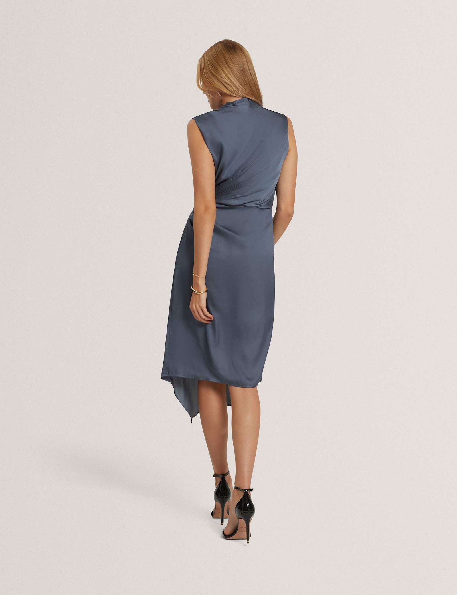 Wrap Detail Midi Dress - image 3