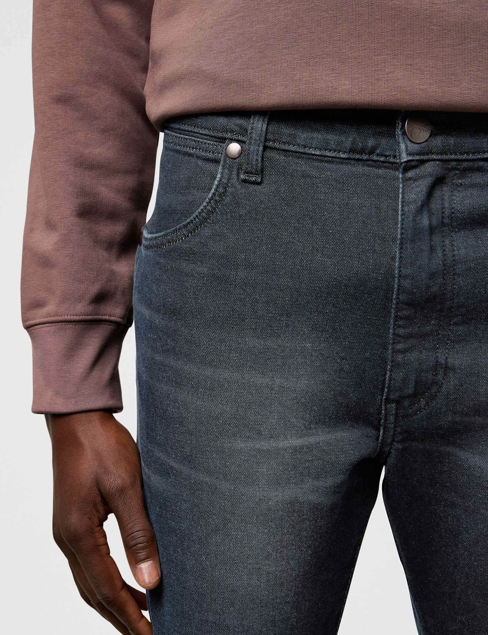 River Straight Fit Cotton Rich Jeans - image 4