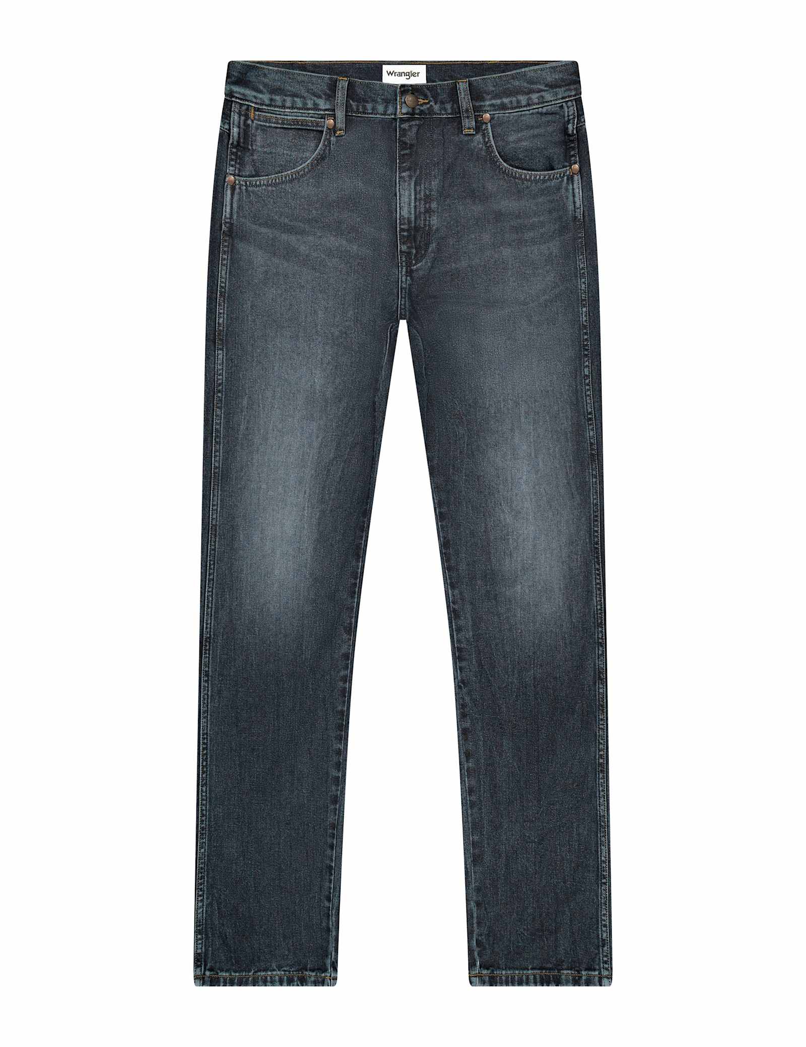 River Straight Fit Cotton Rich Jeans - image 1