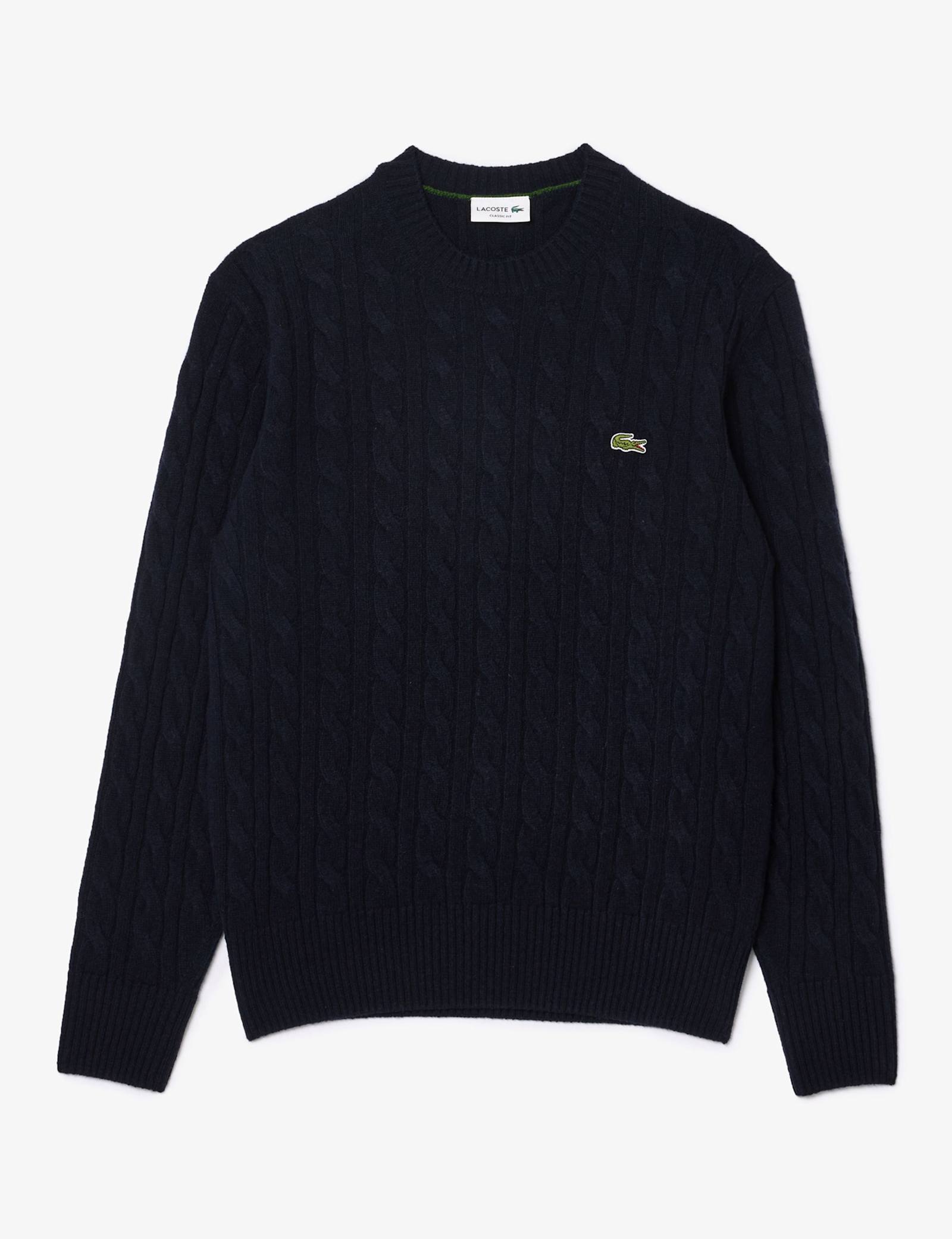 Pure Wool Cable Crew Neck Jumper - image 1