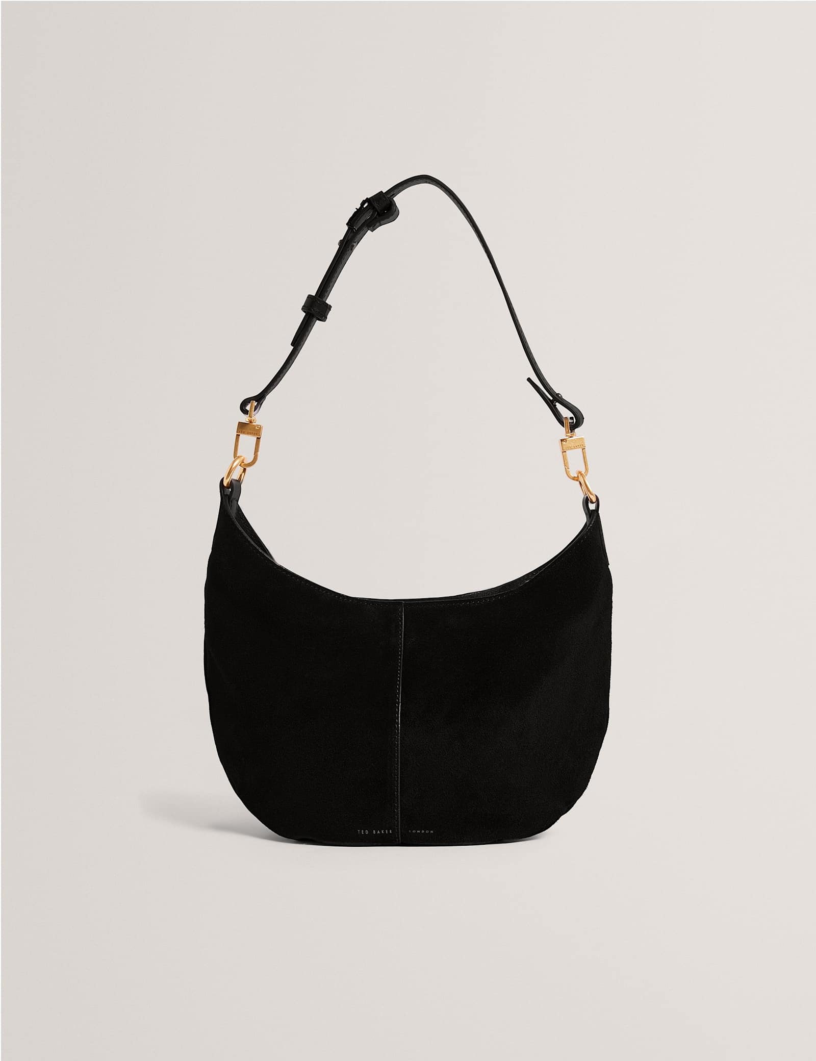 Leather Mini Slouch Hobo Bag - image 1