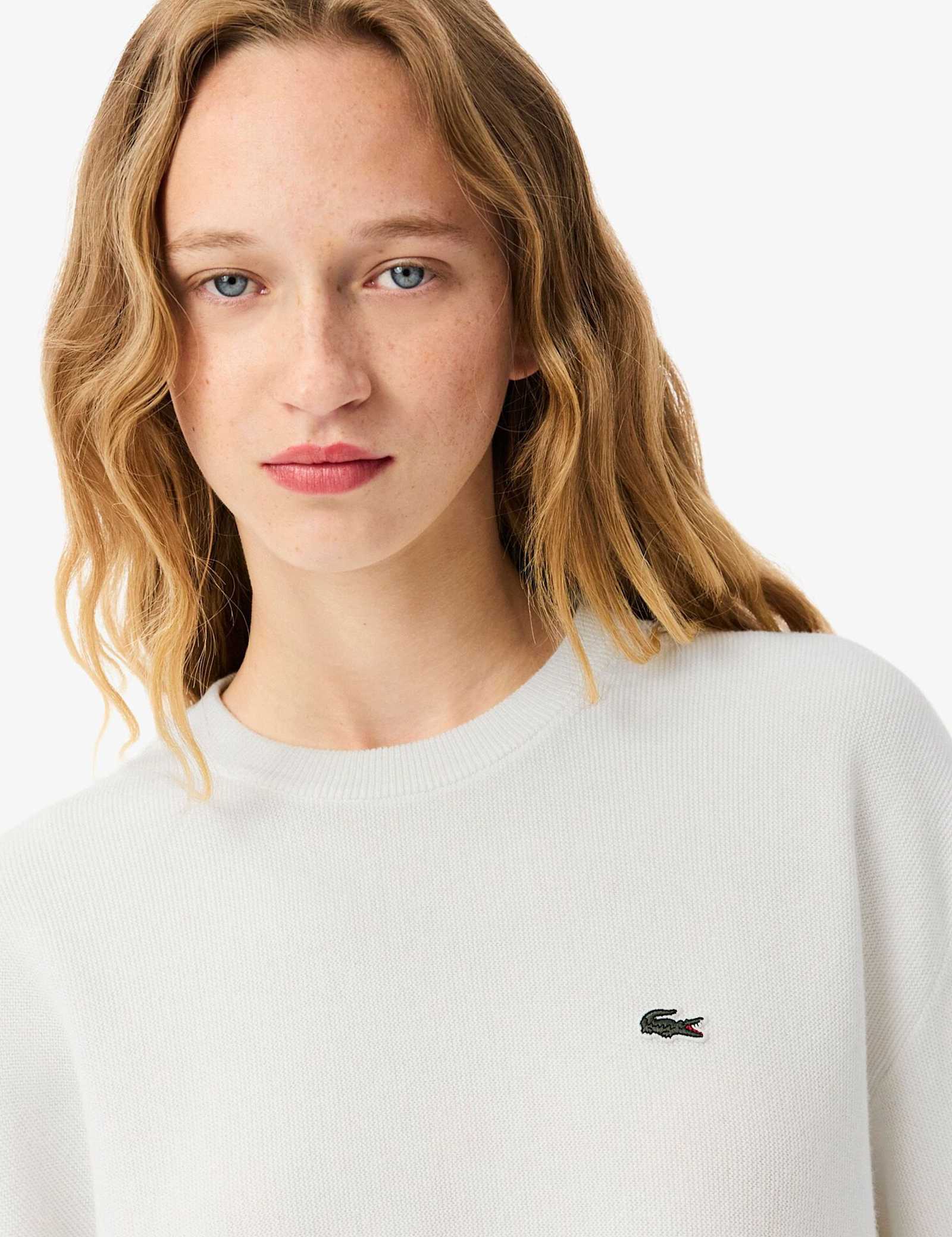 Cotton Rich Jumper with Wool - image 3