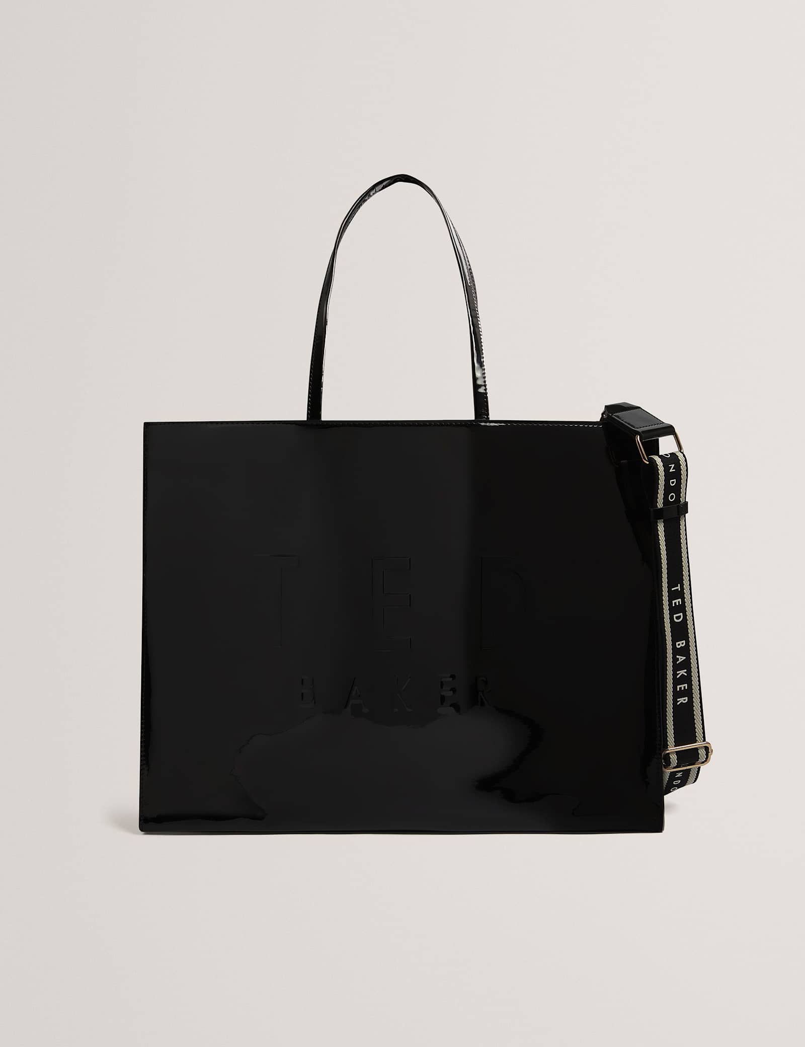Logo Webbing Glossy Tote Bag - image 1