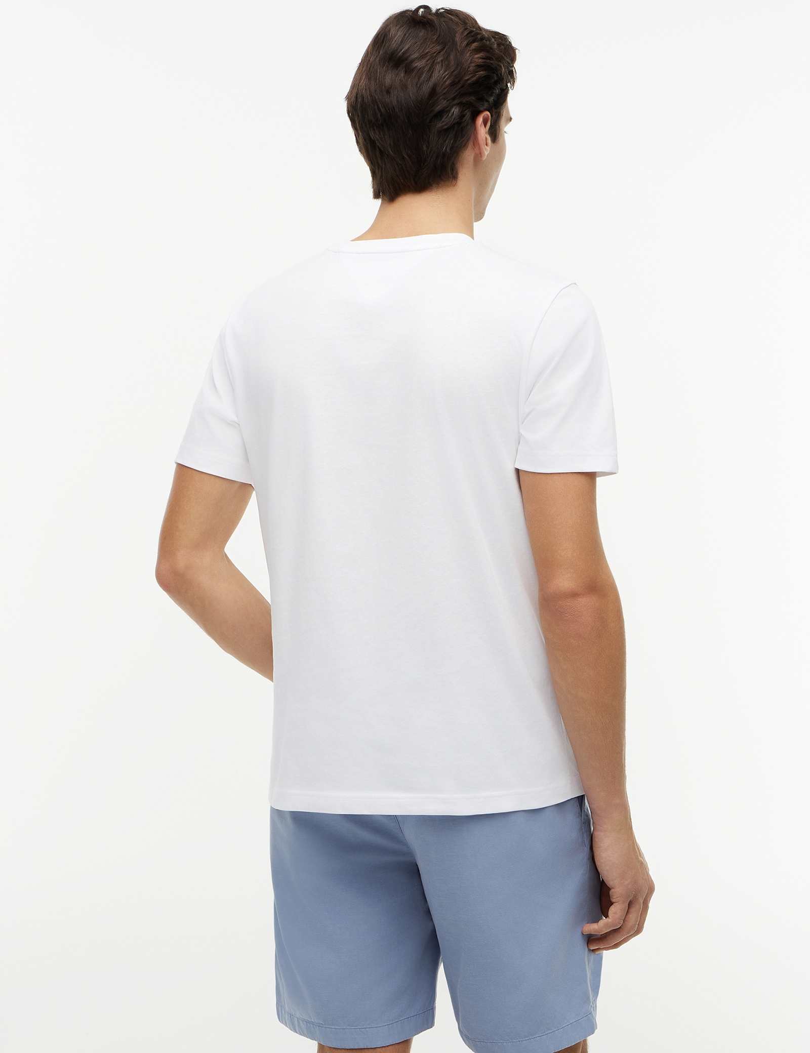 Pure Cotton Script Flag Crew Neck T-Shirt - image 5