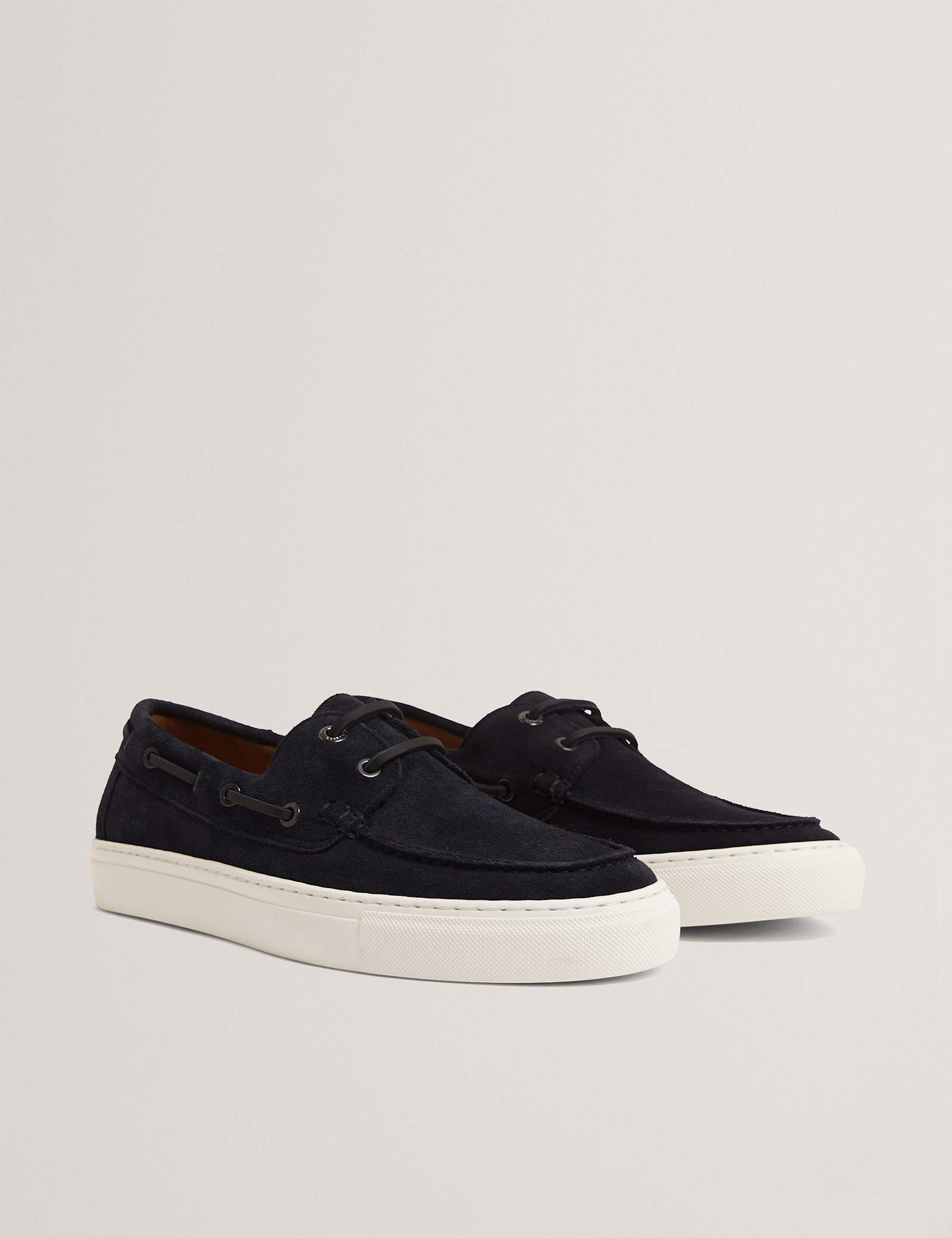 Suede Slip On Boat Shoes - image 1
