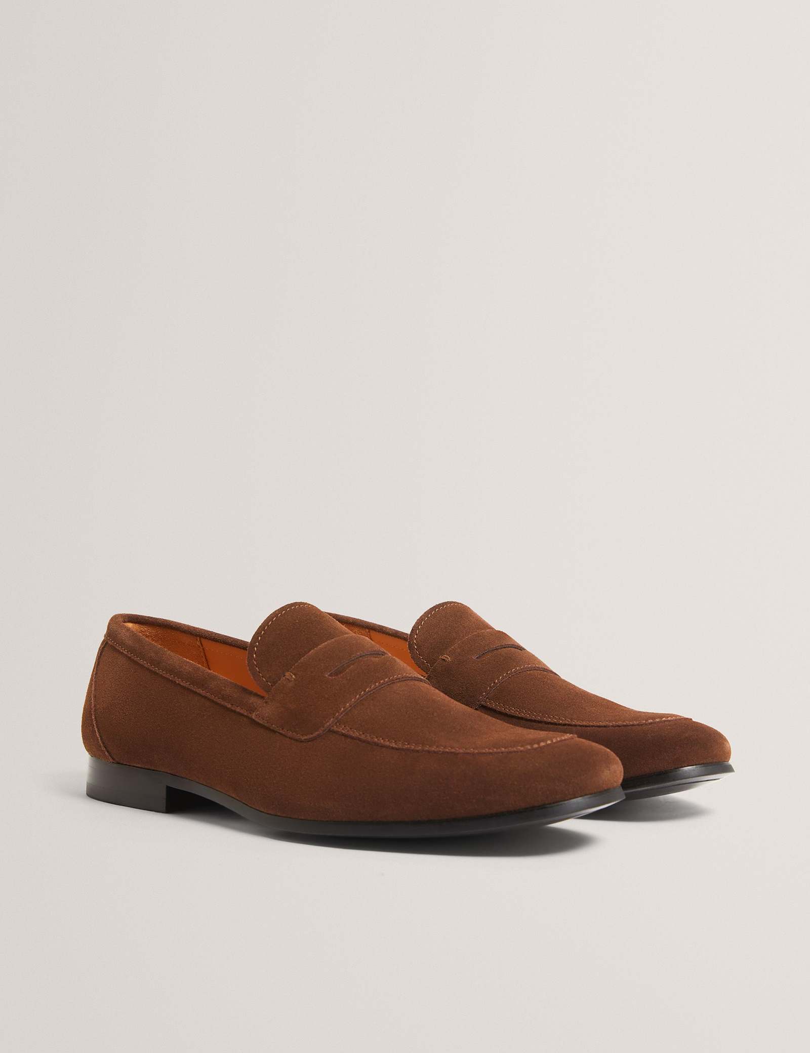 Suede Slip On Loafers - image 1