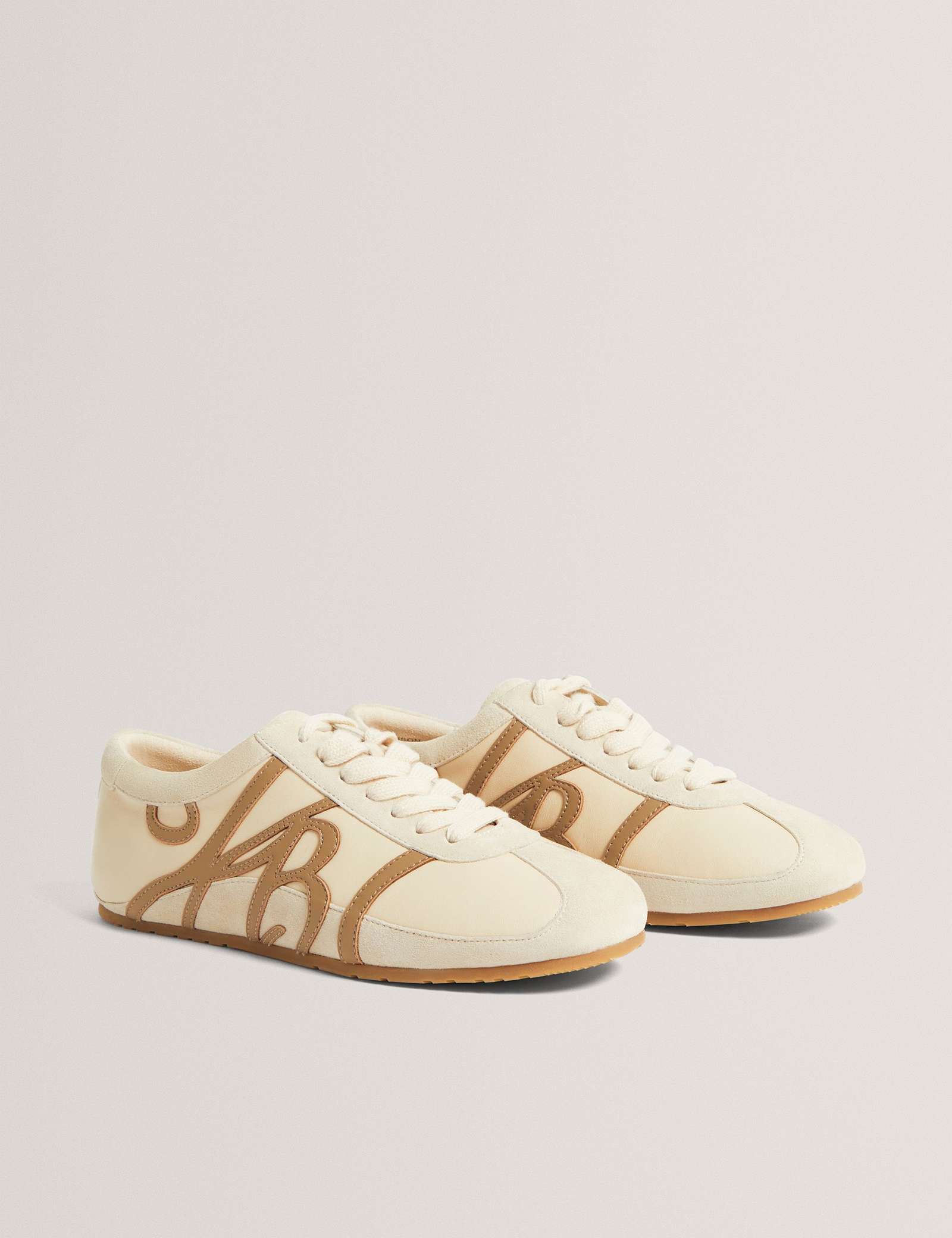 Script Leather Trainers - image 2