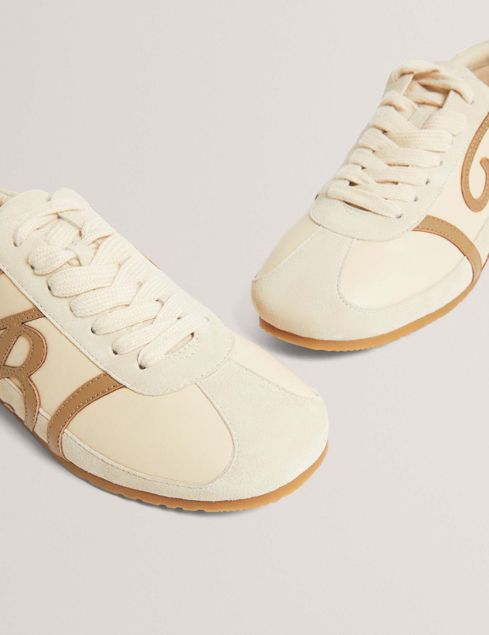 Script Leather Trainers - image 4