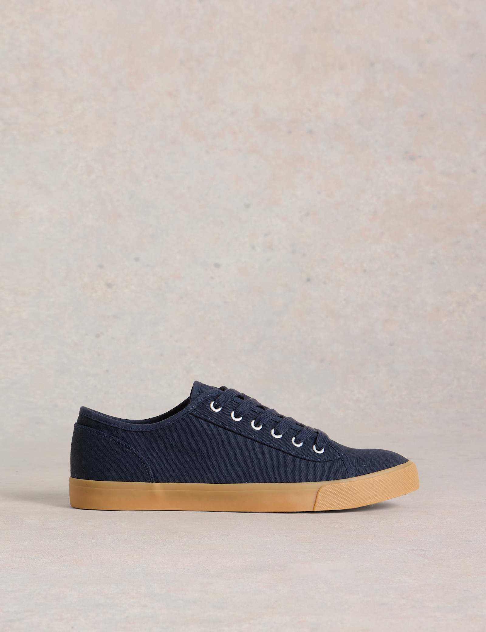 Lace Up Plimsoll Trainers - image 3